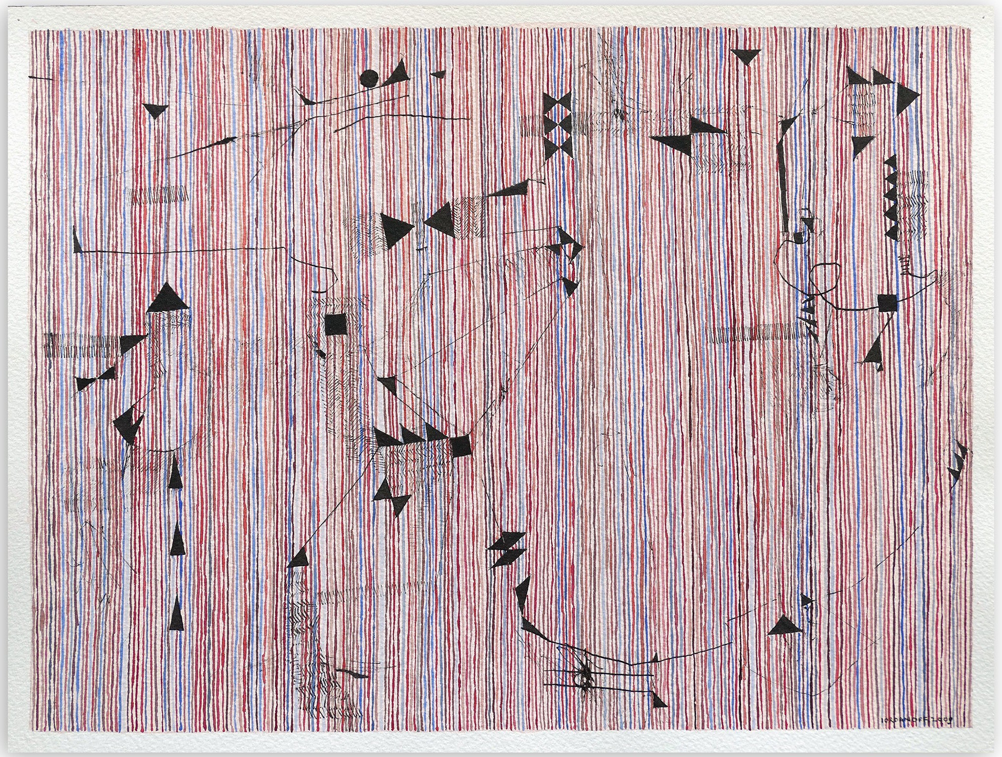 Jérémie Iordanoff, Souris (Abstract work on paper) Jérémie Iordanoff, Souris (Abstract work on paper)
