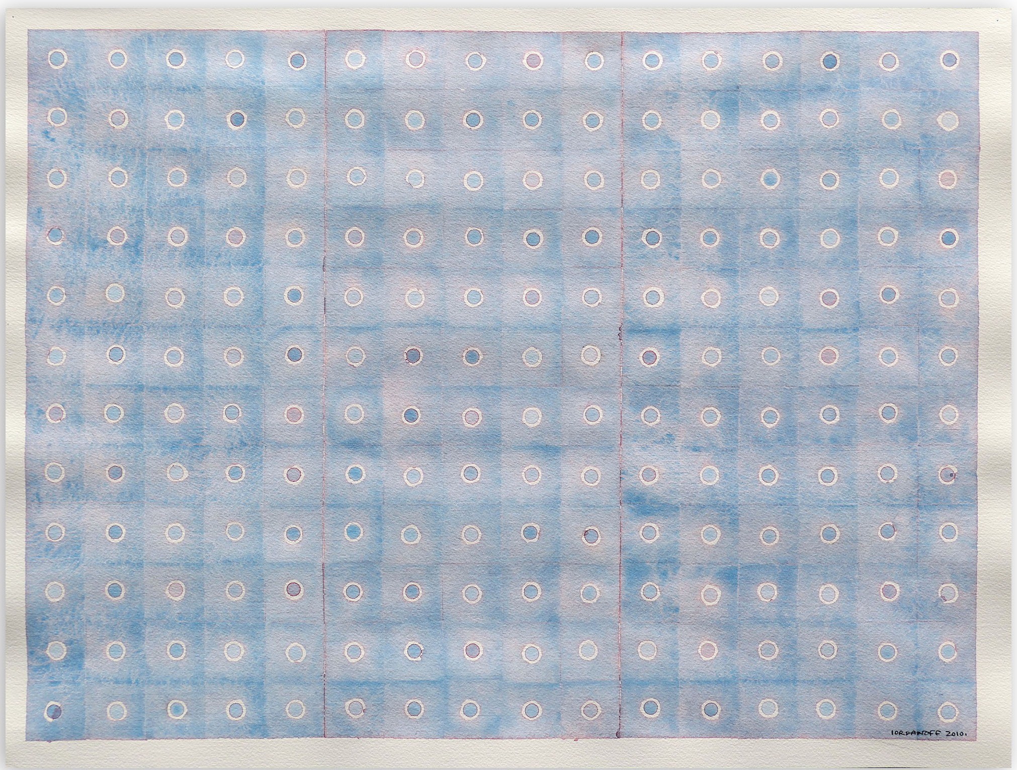 Jérémie Iordanoff, Bleu, rose... (Abstract work on paper) Jérémie Iordanoff, Bleu, rose... (Abstract work on paper)