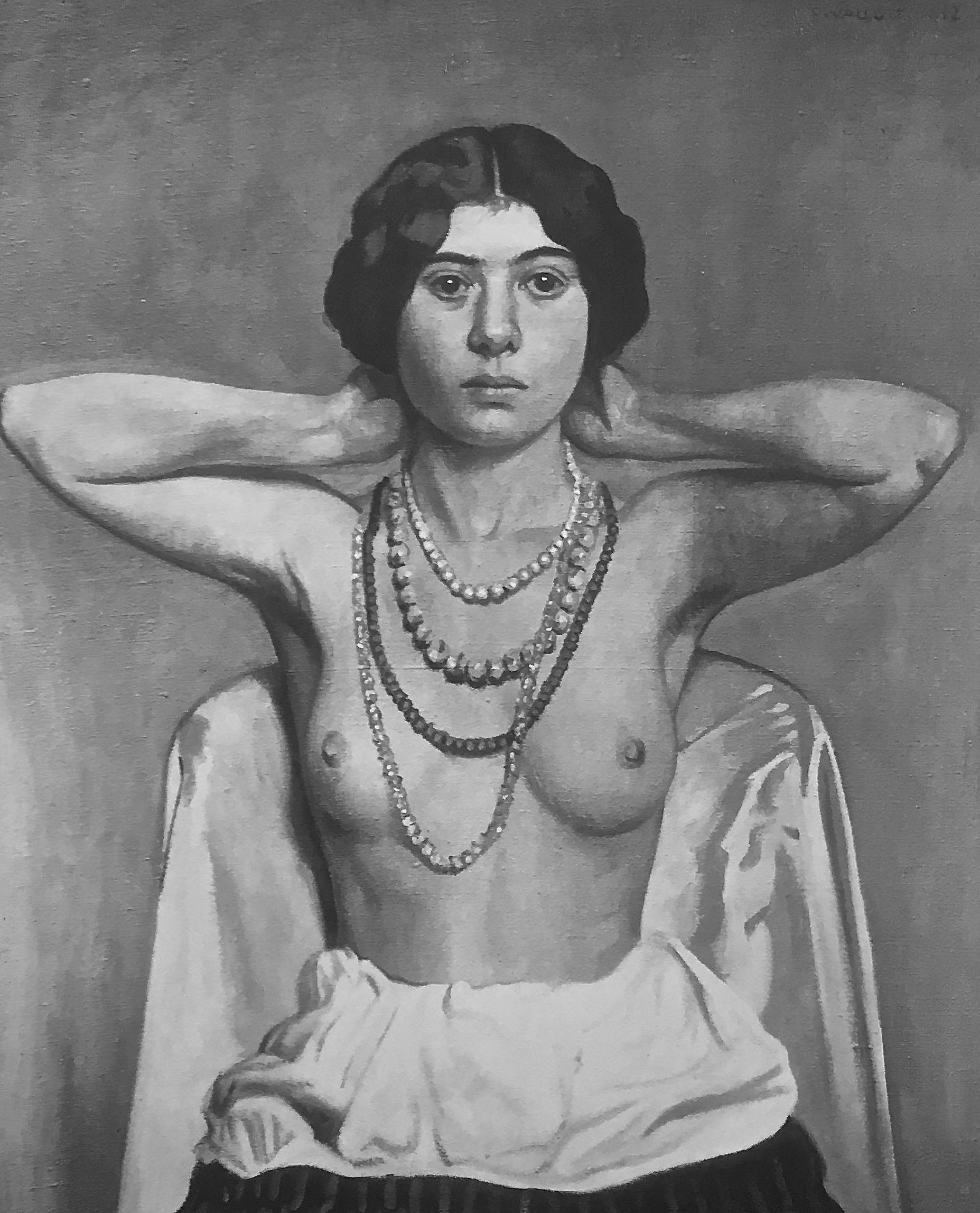 Eugène Druet, 1915 Félix Vallotton (1865-1925) Femme aux colliers Lady with jewels Eugène Druet, 1915 Félix Vallotton (1865-1925) Femme aux colliers Lady with jewels