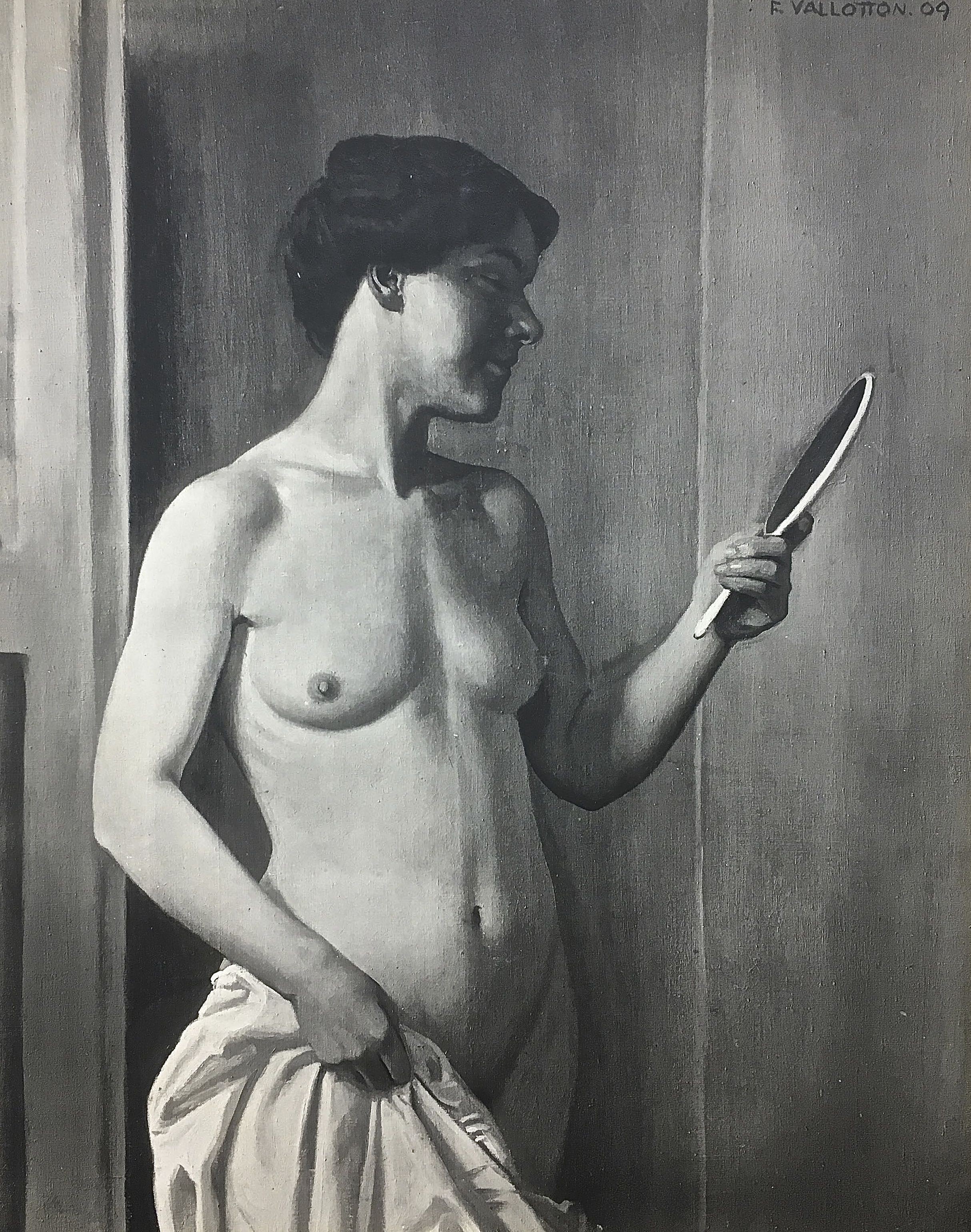 Eugène Druet, Félix Vallotton (1865-1925) Femme nue au miroir Eugène Druet, Félix Vallotton (1865-1925) Femme nue au miroir