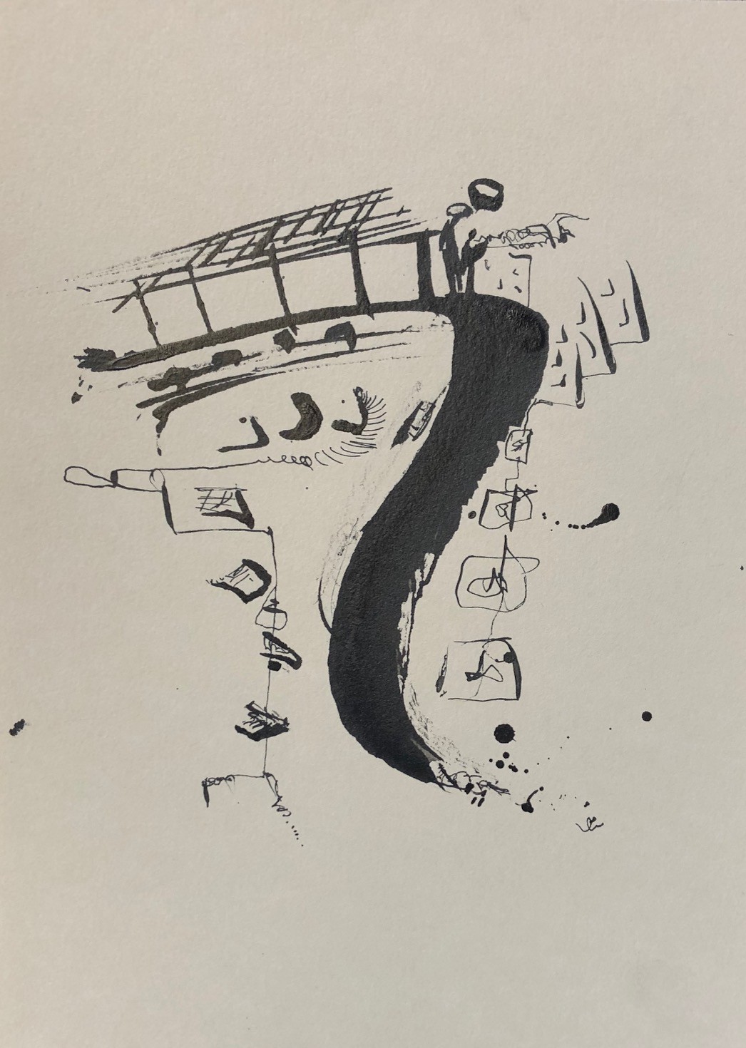 Flavio Aguilera, City calligraphy 2, Night Vision Flavio Aguilera, City calligraphy 2, Night Vision