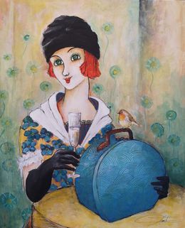 Painting, Miss Pénéloppe, Véronique Clanet
