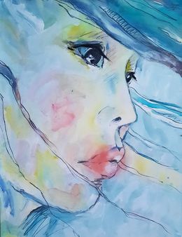 Painting, Rêveuse d'amour, Sounya Whang