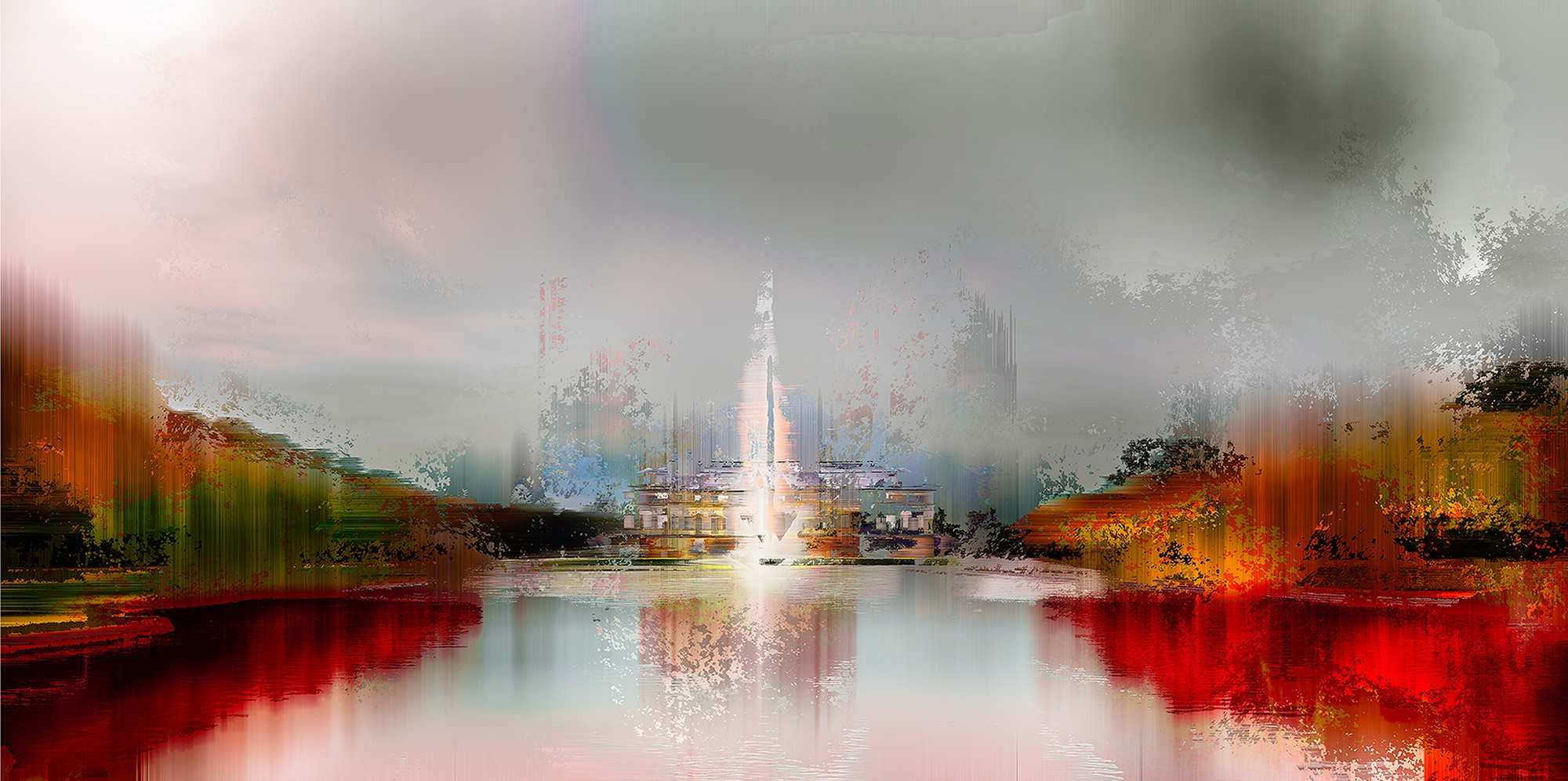 Jens-Christian Wittig, Castle With Fountain Jens-Christian Wittig, Castle With Fountain