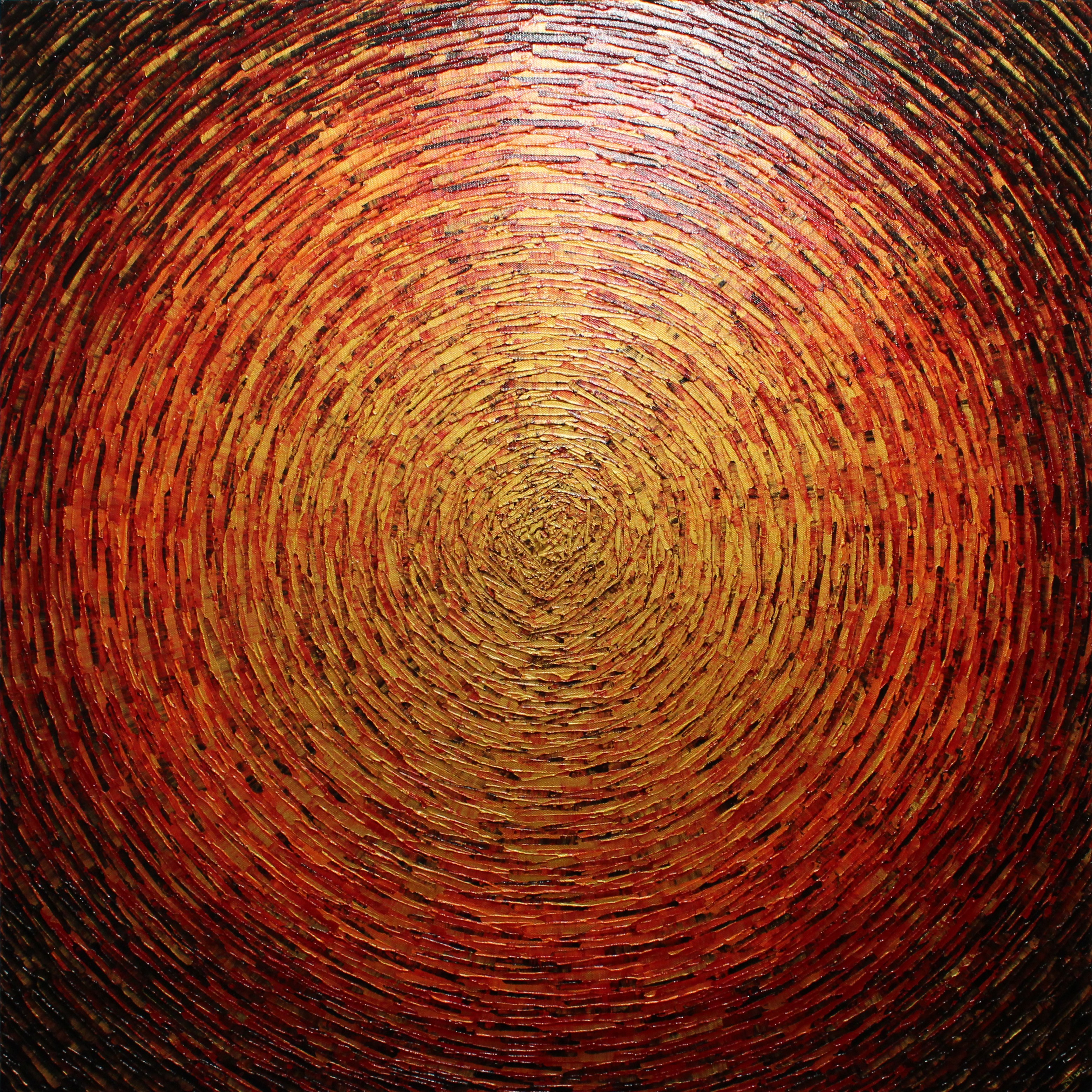 Jonathan Pradillon, Grand éclat couleurs or orange rouge Jonathan Pradillon, Grand éclat couleurs or orange rouge