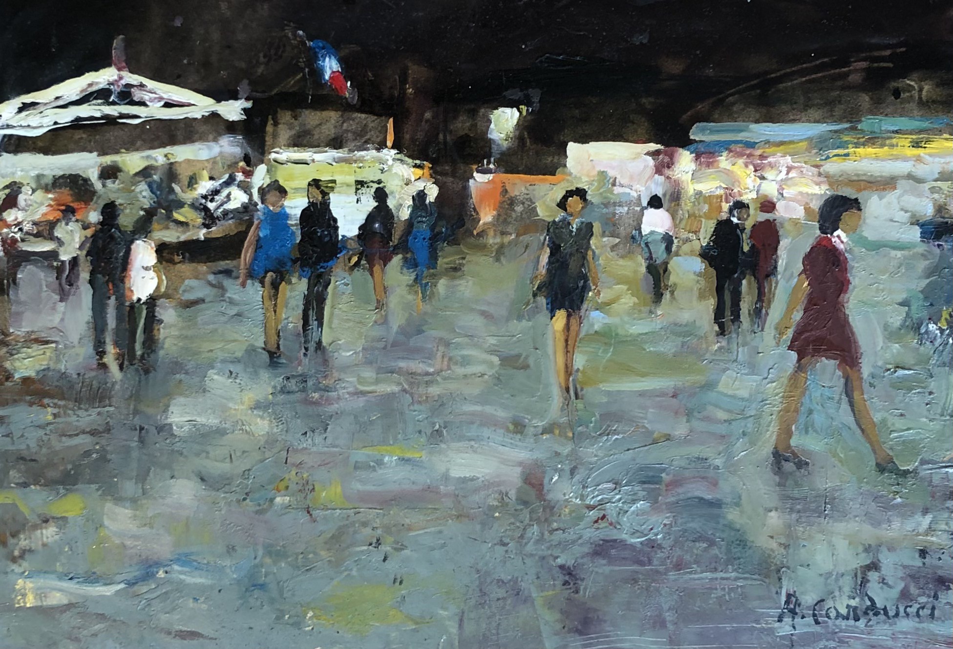 Adolfo Carducci, Promenade à la fête foraine Adolfo Carducci, Promenade à la fête foraine