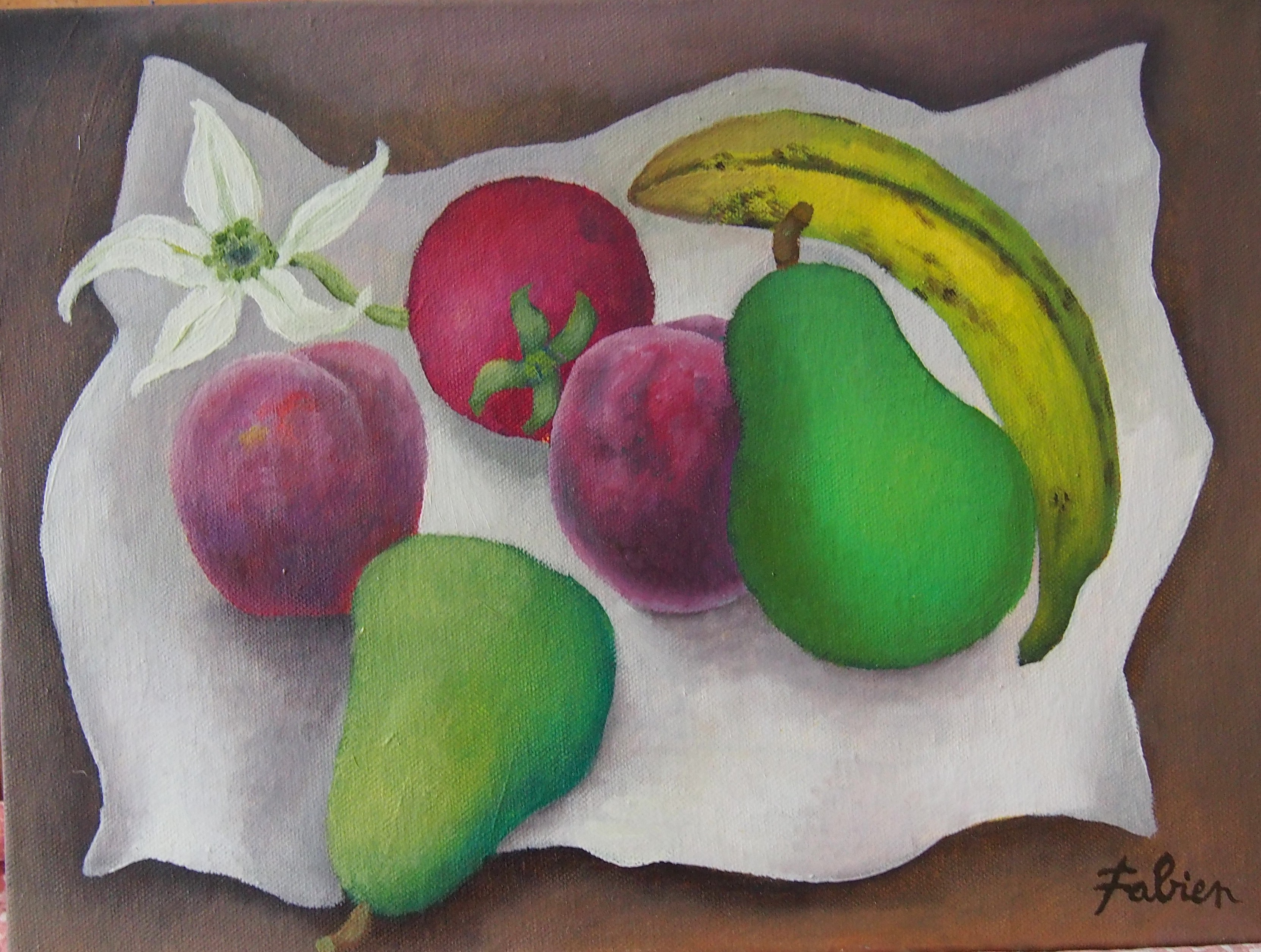 Fabien Gäng, Nature morte à la fleur Fabien Gäng, Nature morte à la fleur