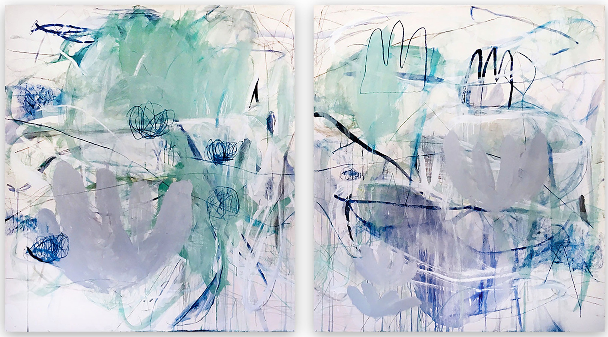 Macha Poynder, Where the Future Comes From (Abstract Expressionism painting) Macha Poynder, Where the Future Comes From (Abstract Expressionism painting)
