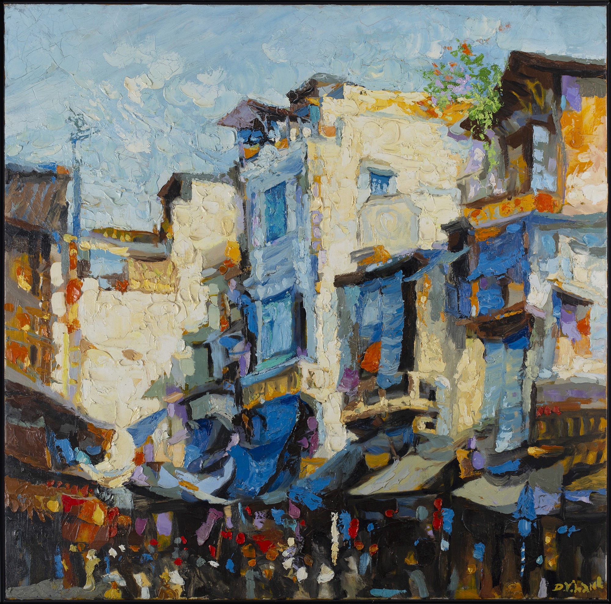 Duong Viet Nam, Hang Da Street I Impressionist Painting Duong Viet Nam, Hang Da Street I Impressionist Painting