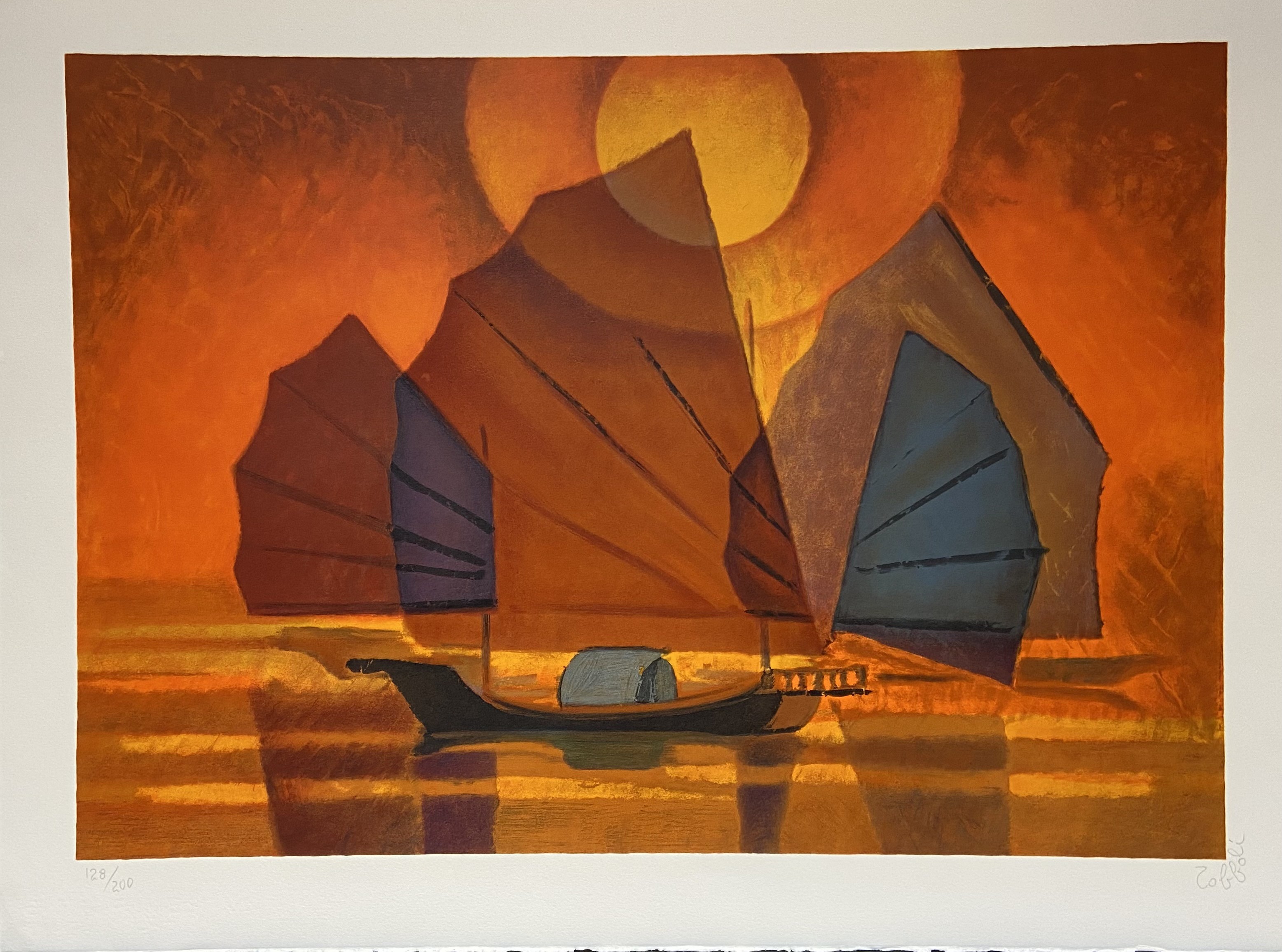 Louis Toffoli, Lithographie originale Louis Toffoli, Lithographie originale