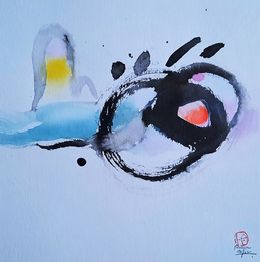 Painting, Méditation Zen Oeil, Sounya Whang
