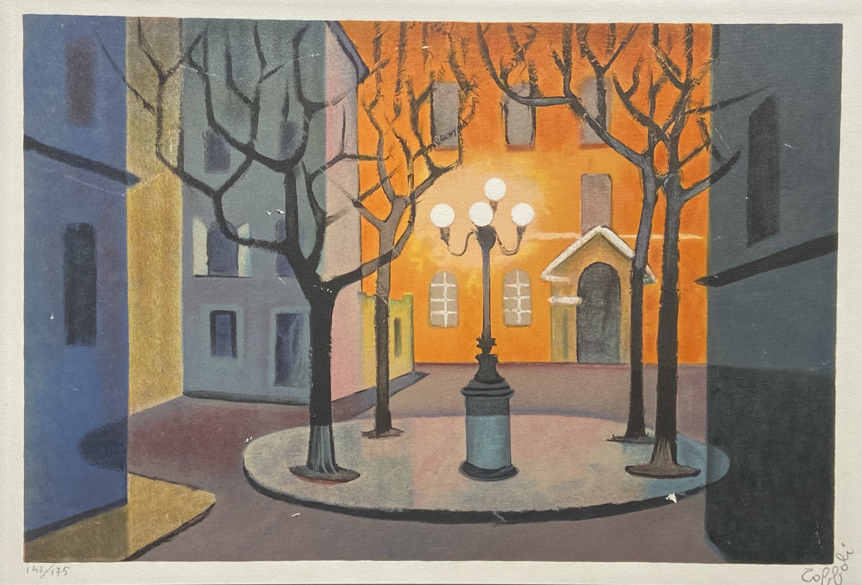 Louis Toffoli, La Place Furstenberg à Paris Louis Toffoli, La Place Furstenberg à Paris