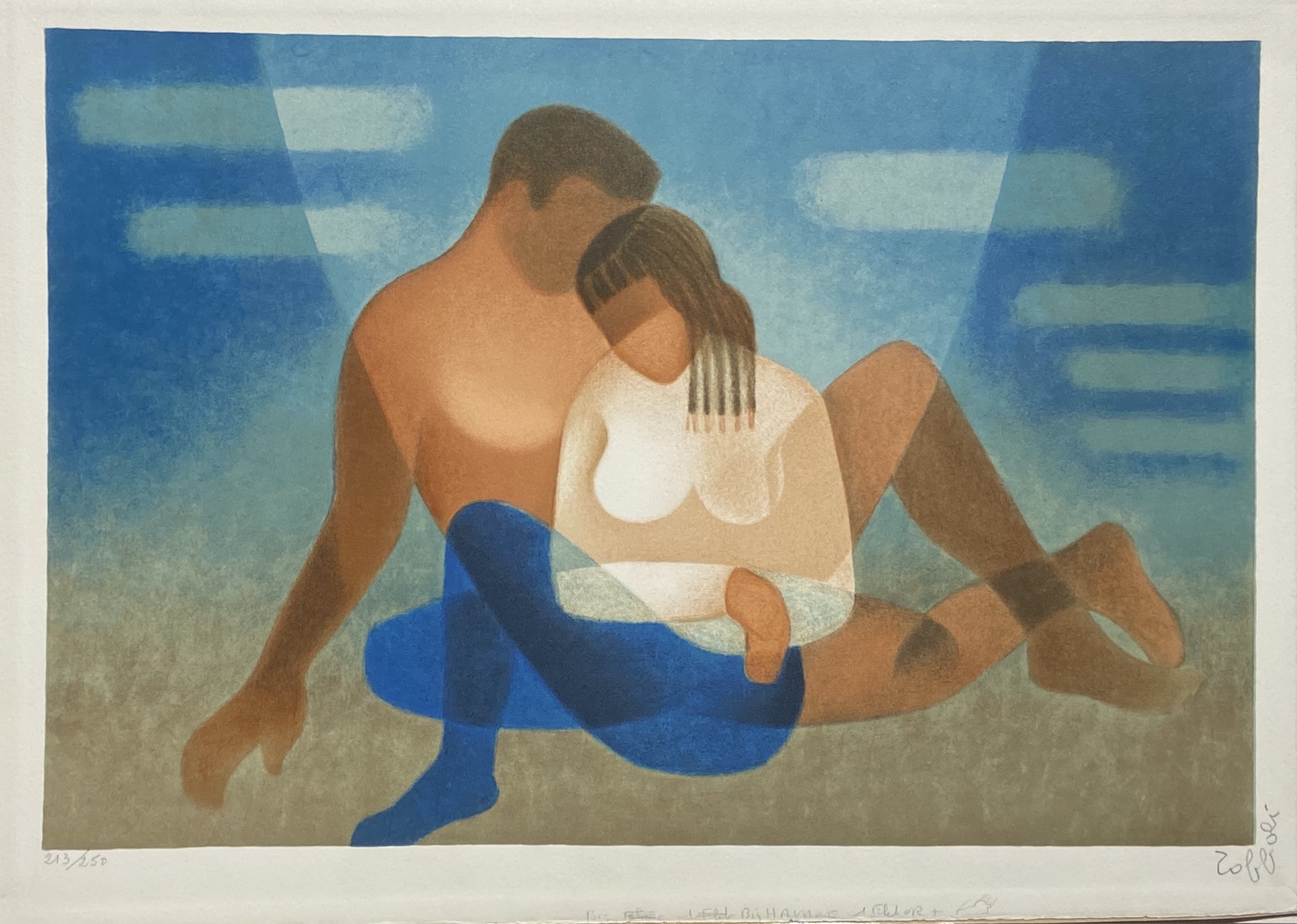 Louis Toffoli, Lithographie originale Louis Toffoli, Lithographie originale