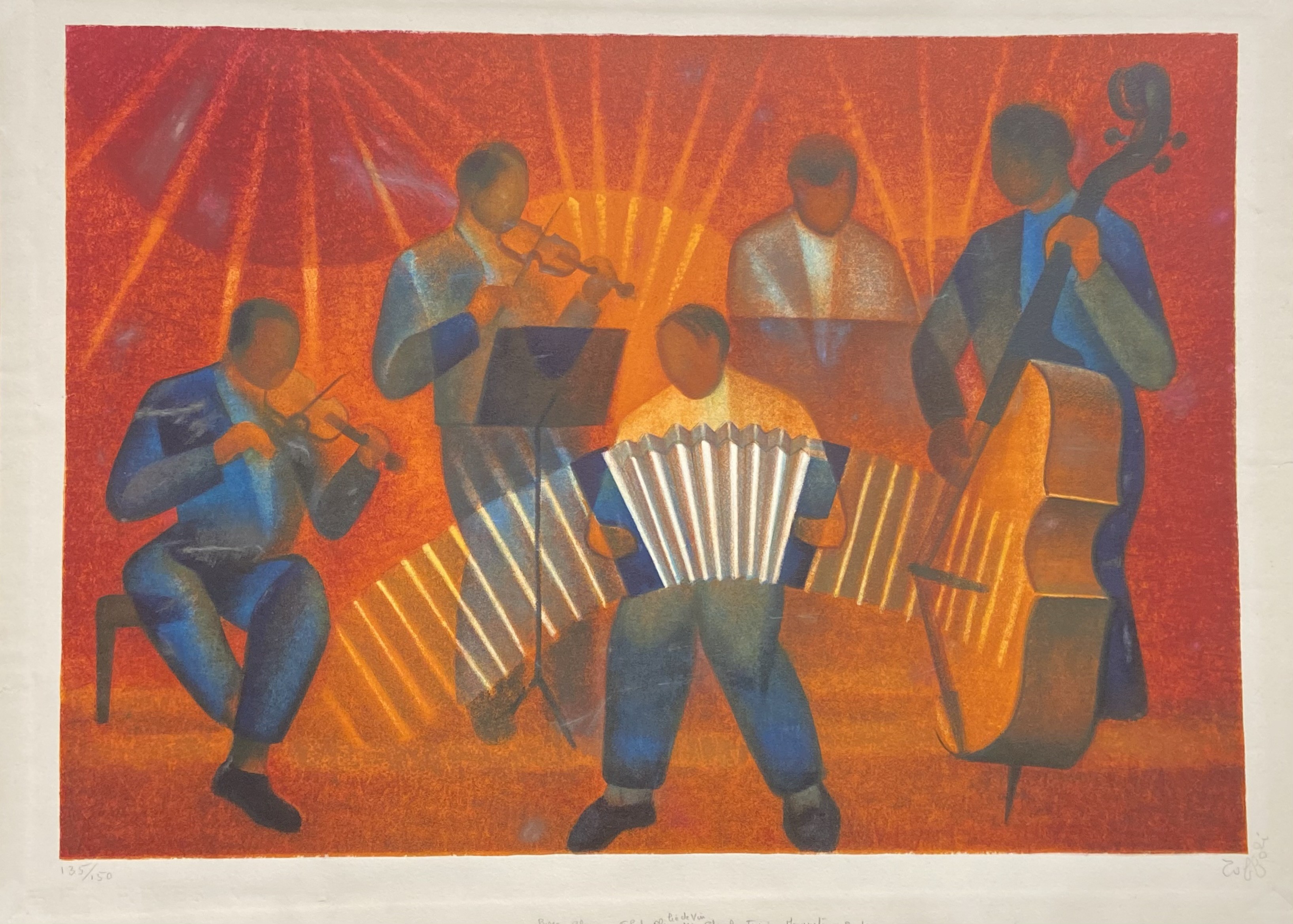 Louis Toffoli, Lithographie originale Louis Toffoli, Lithographie originale