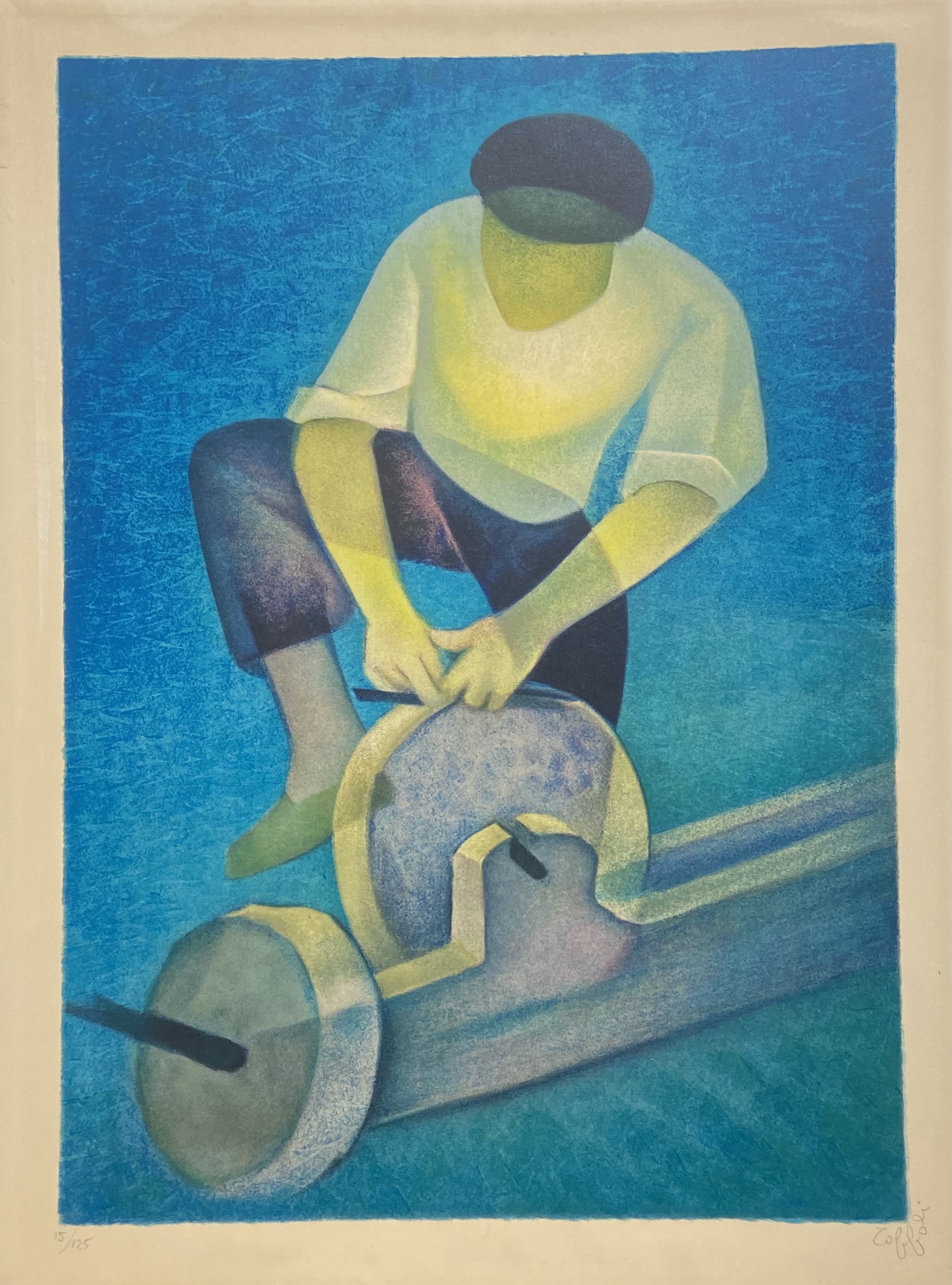 Louis Toffoli, Lithographie originale Louis Toffoli, Lithographie originale