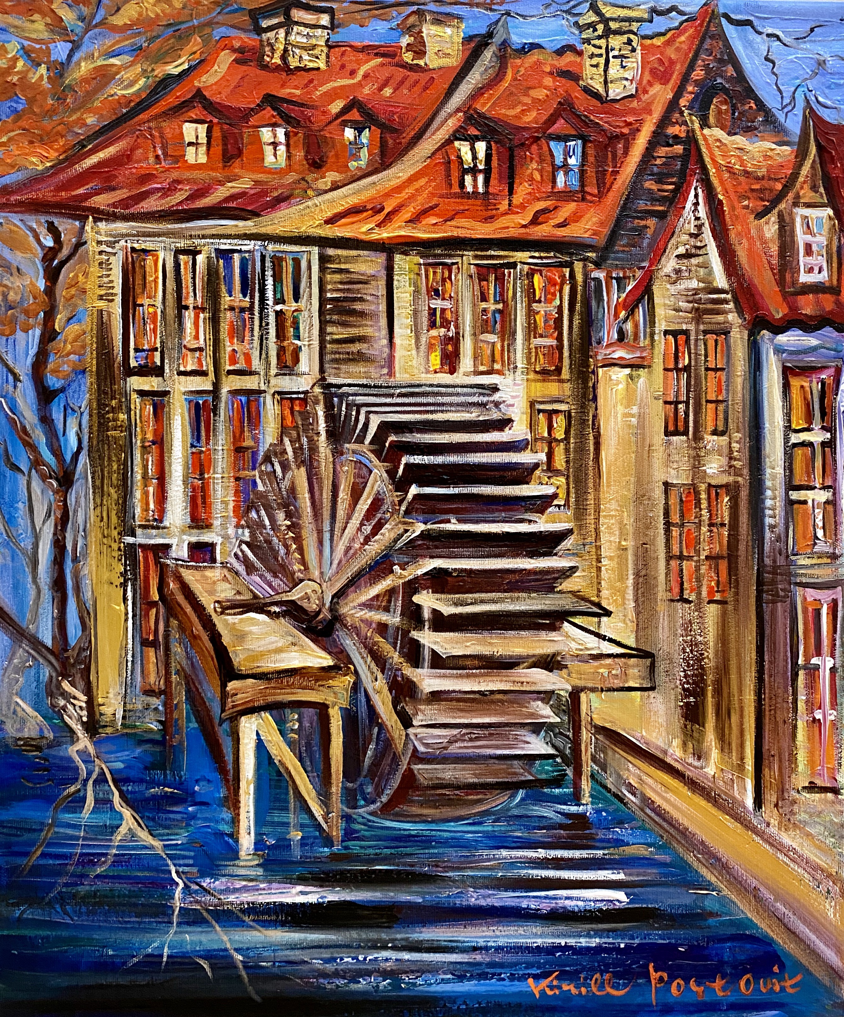 Kirill Postovit, The Watermill Of Autumn Kirill Postovit, The Watermill Of Autumn