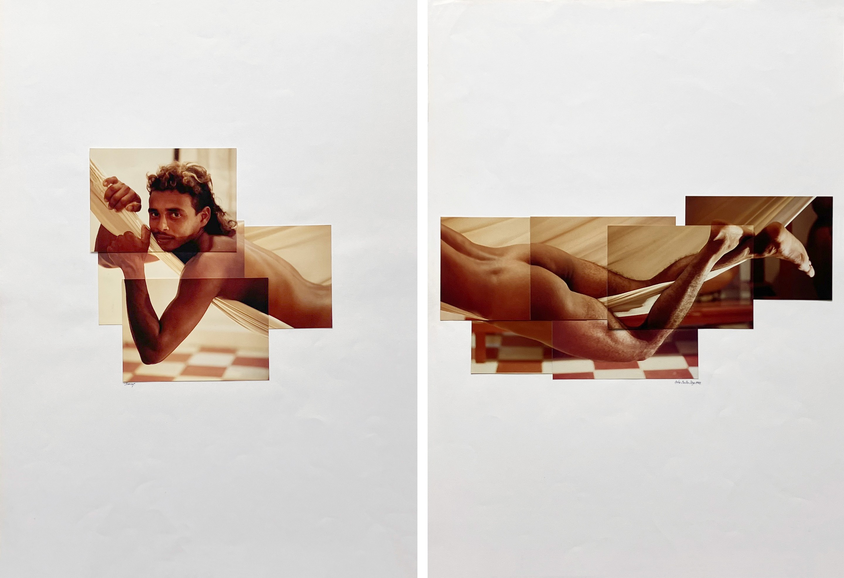 Celso Castro, Jhonny Diptych. Photo Collage Celso Castro, Jhonny Diptych. Photo Collage