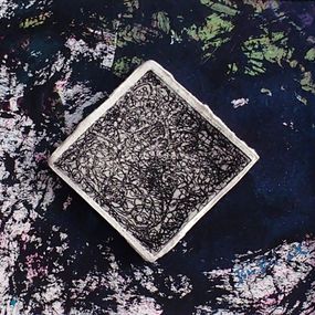 Painting, 352) Instingraphie Tumultes 2, Isis Bi-M