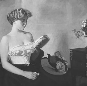 Photographie, 1915 Lecture Reading, Eugène Druet