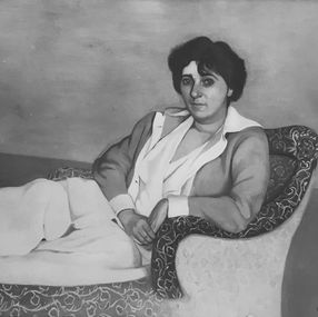 Photographie, 1915 Madame Bernheim au canapé, Eugène Druet