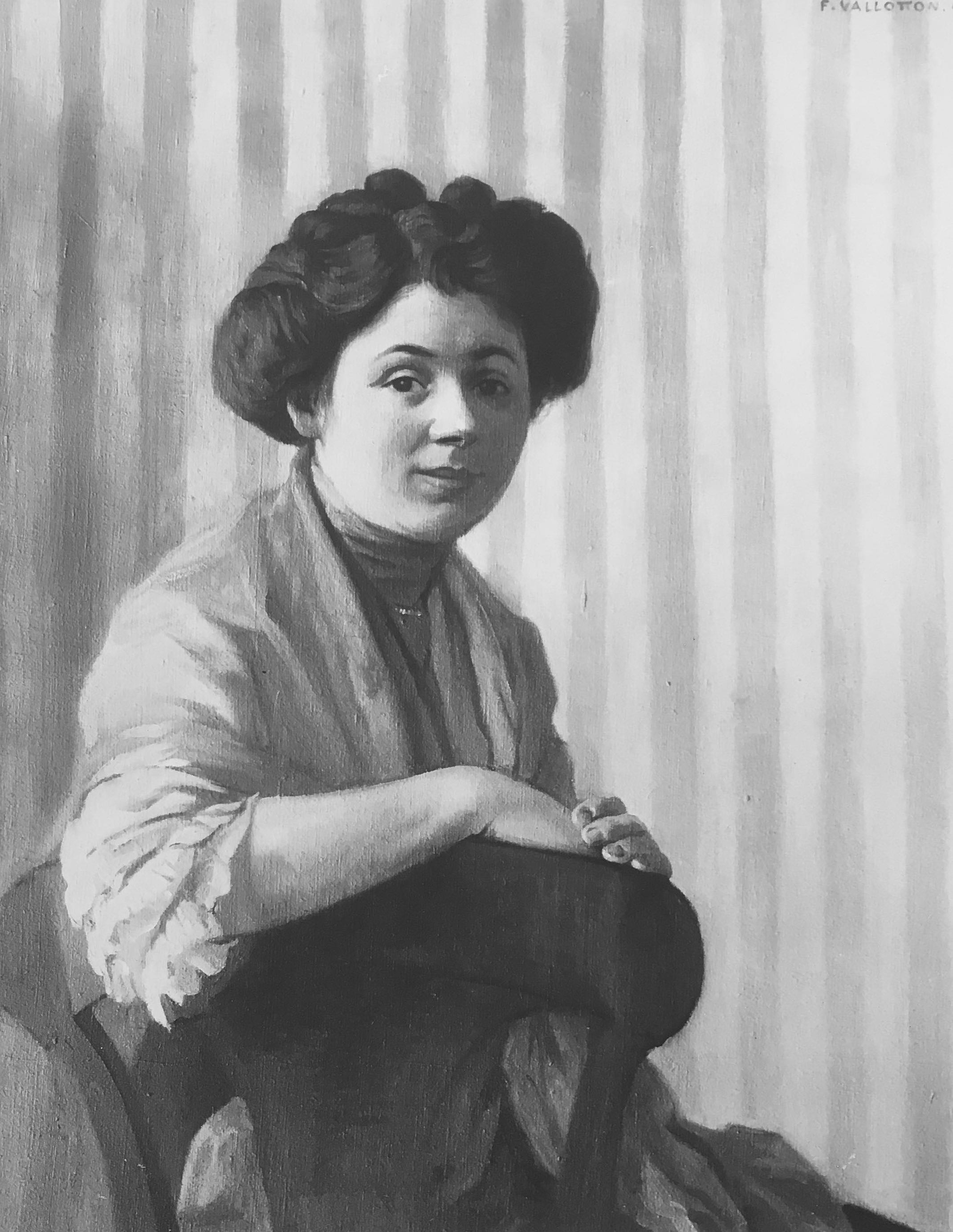 Eugène Druet, Félix VALLOTTON (1865-1925) Femme au chignon Eugène Druet, Félix VALLOTTON (1865-1925) Femme au chignon