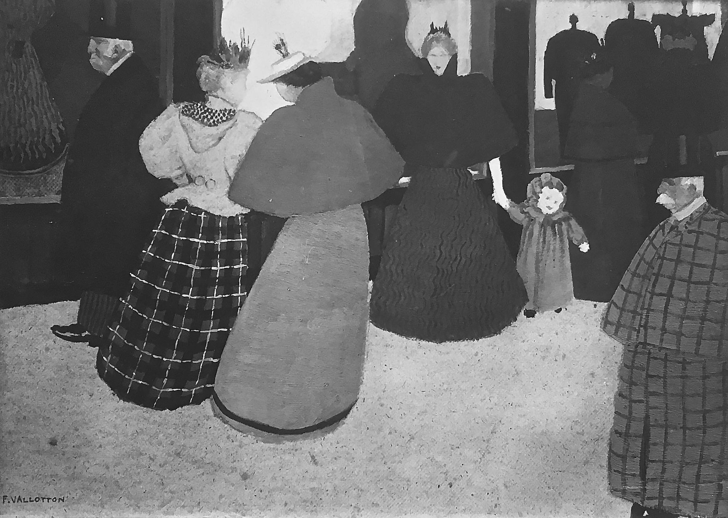 Eugène Druet, VALLOTTON FÉLIX (1865-1925) Les Passants, 1895 Photo par DRUET Eugène Druet, VALLOTTON FÉLIX (1865-1925) Les Passants, 1895 Photo par DRUET