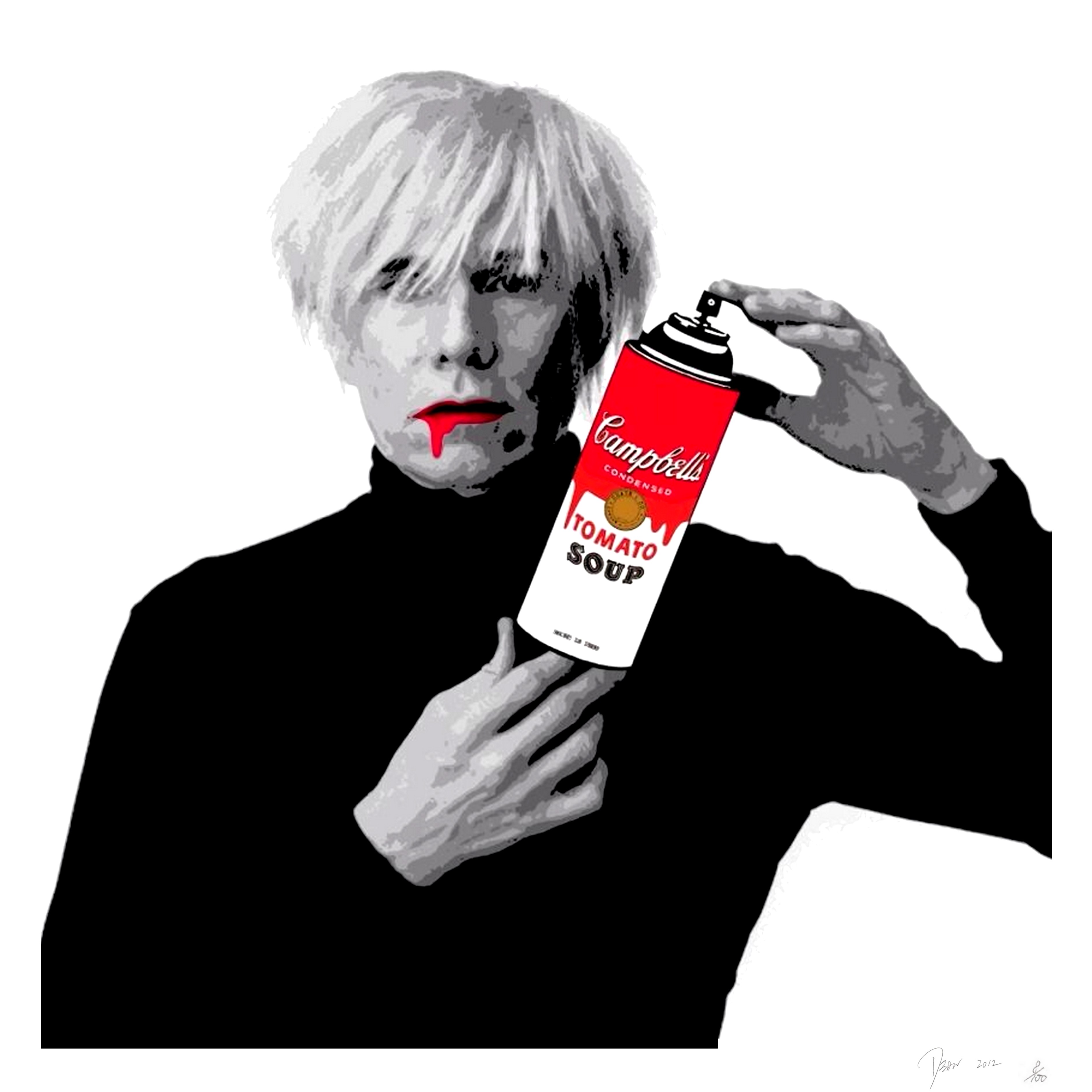 Death NYC, Warhol Holding Death NYC, Warhol Holding
