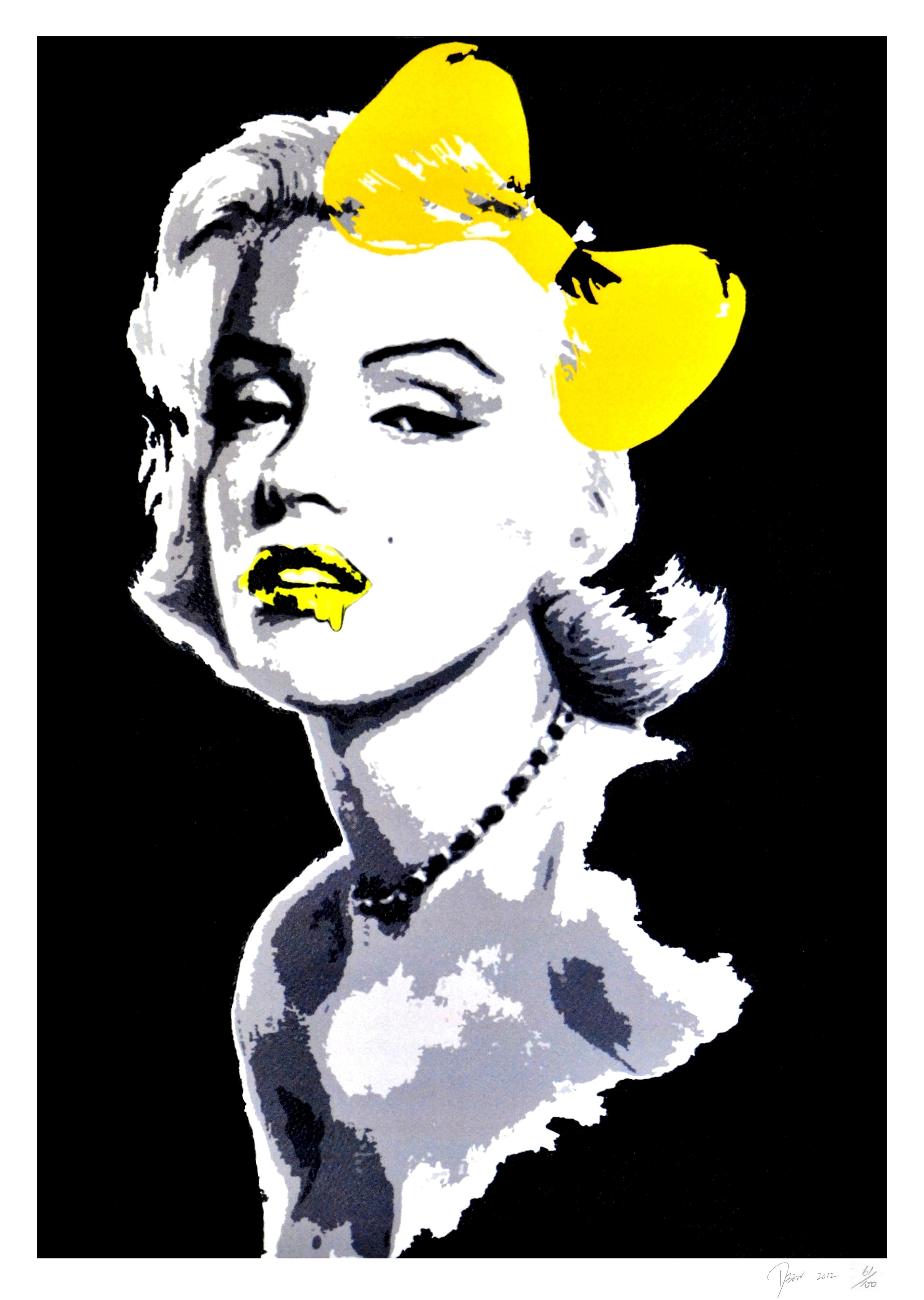 Death NYC, Marilyn Drip Yellow Death NYC, Marilyn Drip Yellow