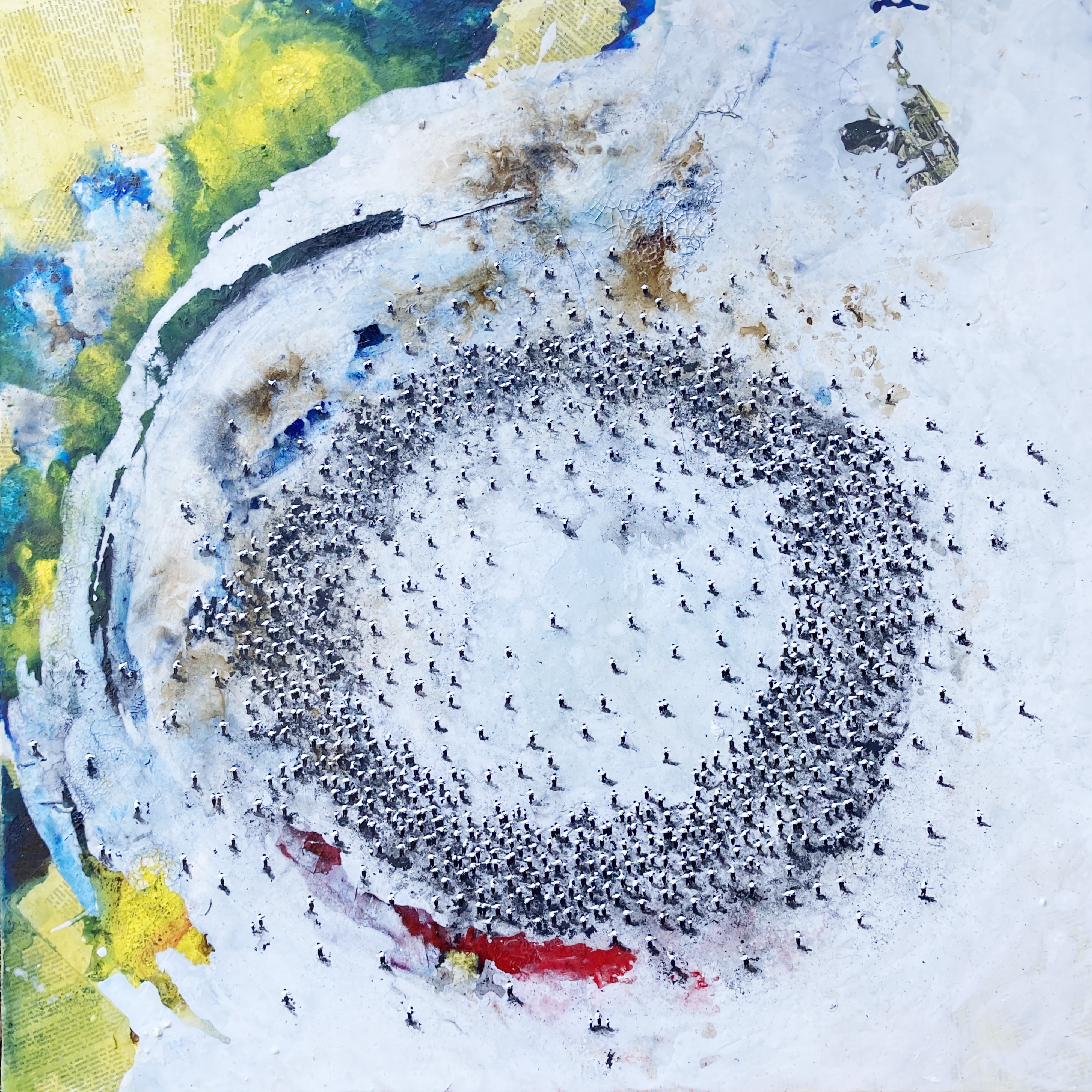 Alberto Letamendi, La Eneida Mixed Media Painting Alberto Letamendi, La Eneida Mixed Media Painting