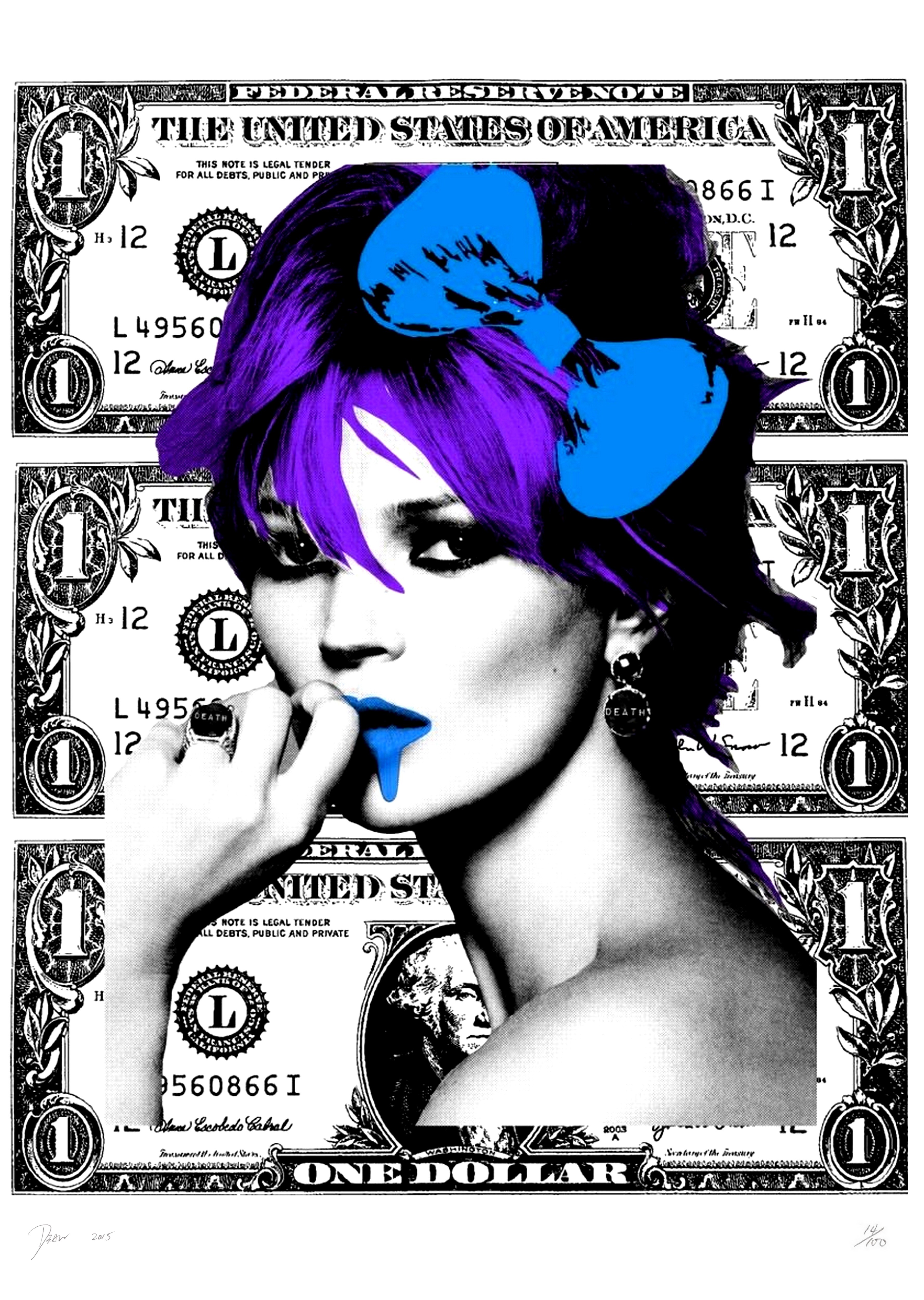 Death NYC, Kate Moss $ Purple Death NYC, Kate Moss $ Purple