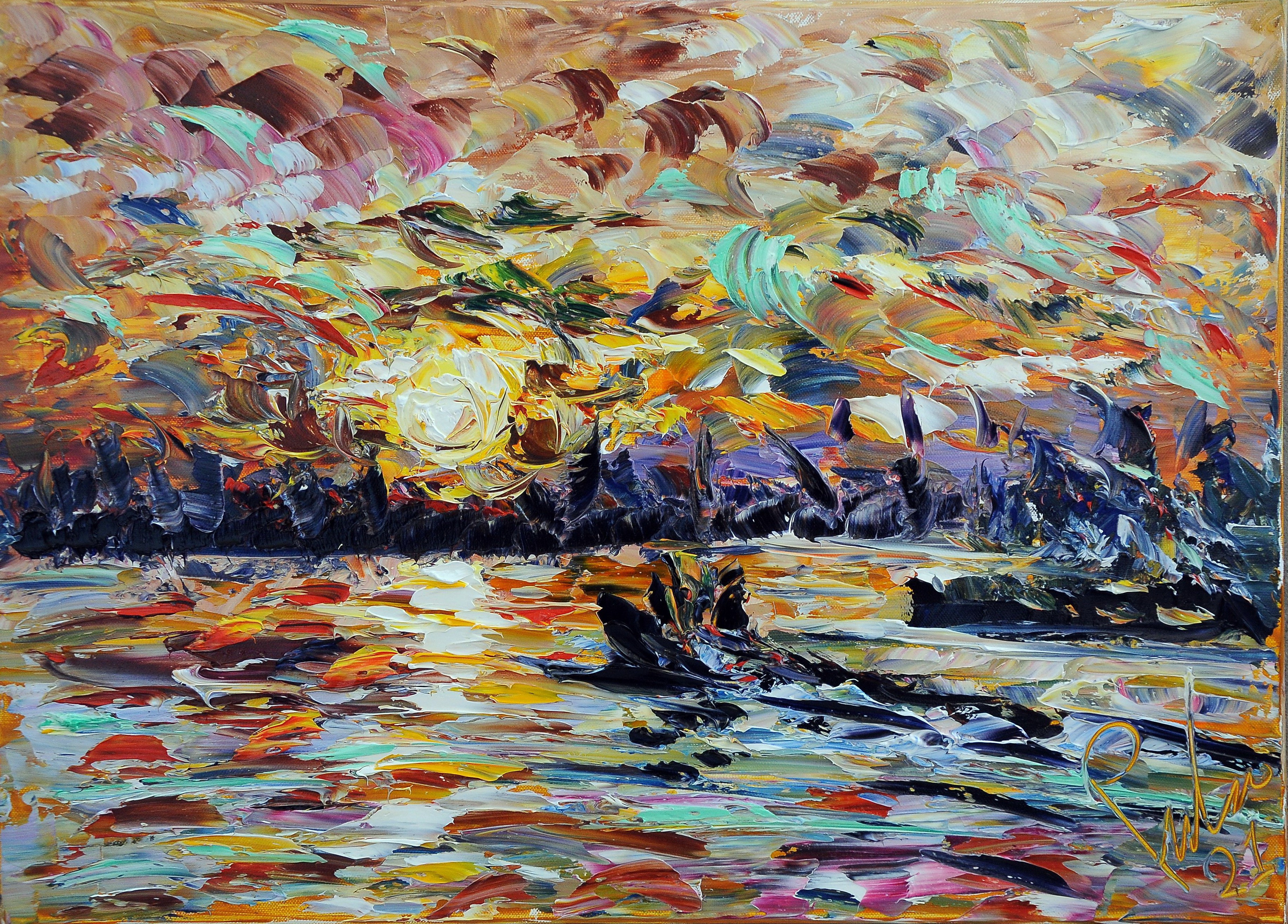 Antonino Puliafico, Tramonto e Pesca Antonino Puliafico, Tramonto e Pesca
