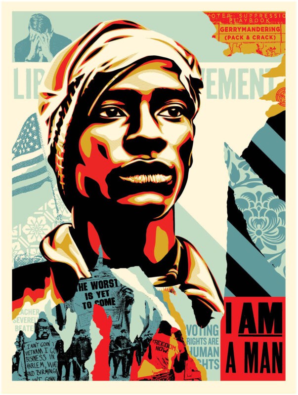 Shepard Fairey (Obey), Voting Rights are Human Rights Shepard Fairey (Obey), Voting Rights are Human Rights