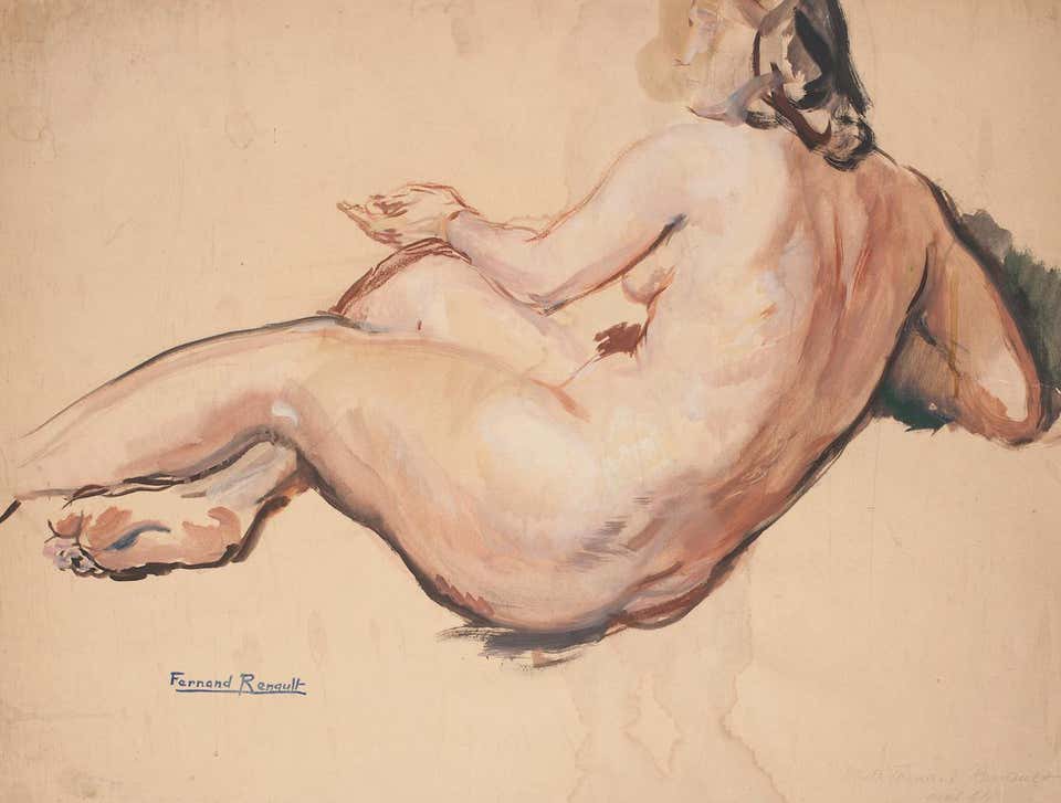 Albert Fernand-Renault, Nude Albert Fernand-Renault, Nude