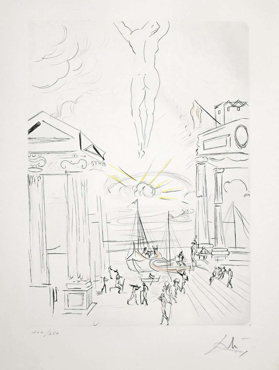 Salvador Dali, The Search for Golden Fleece Salvador Dali, The Search for Golden Fleece