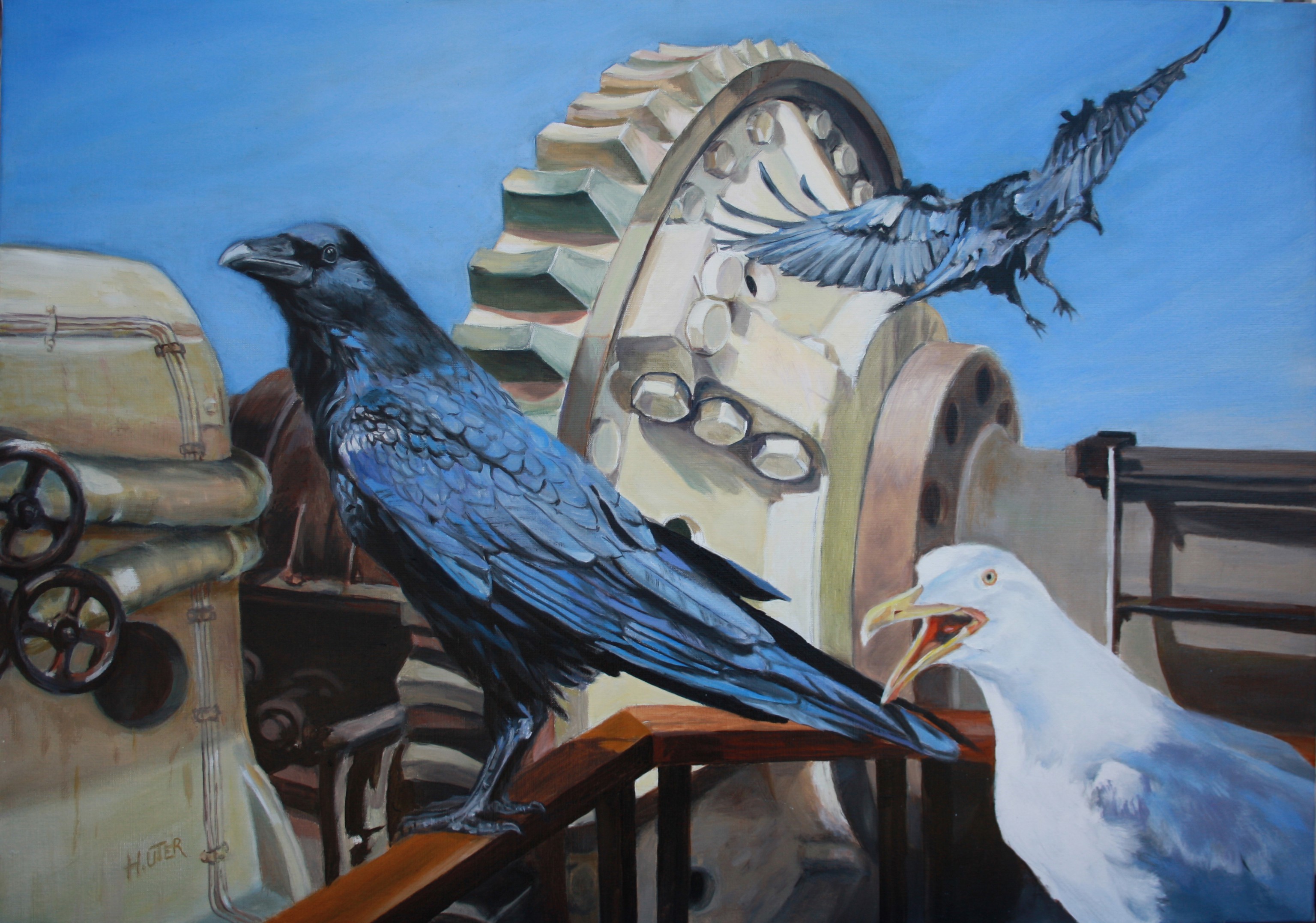 Helen Uter, Seagull & Crows Helen Uter, Seagull & Crows