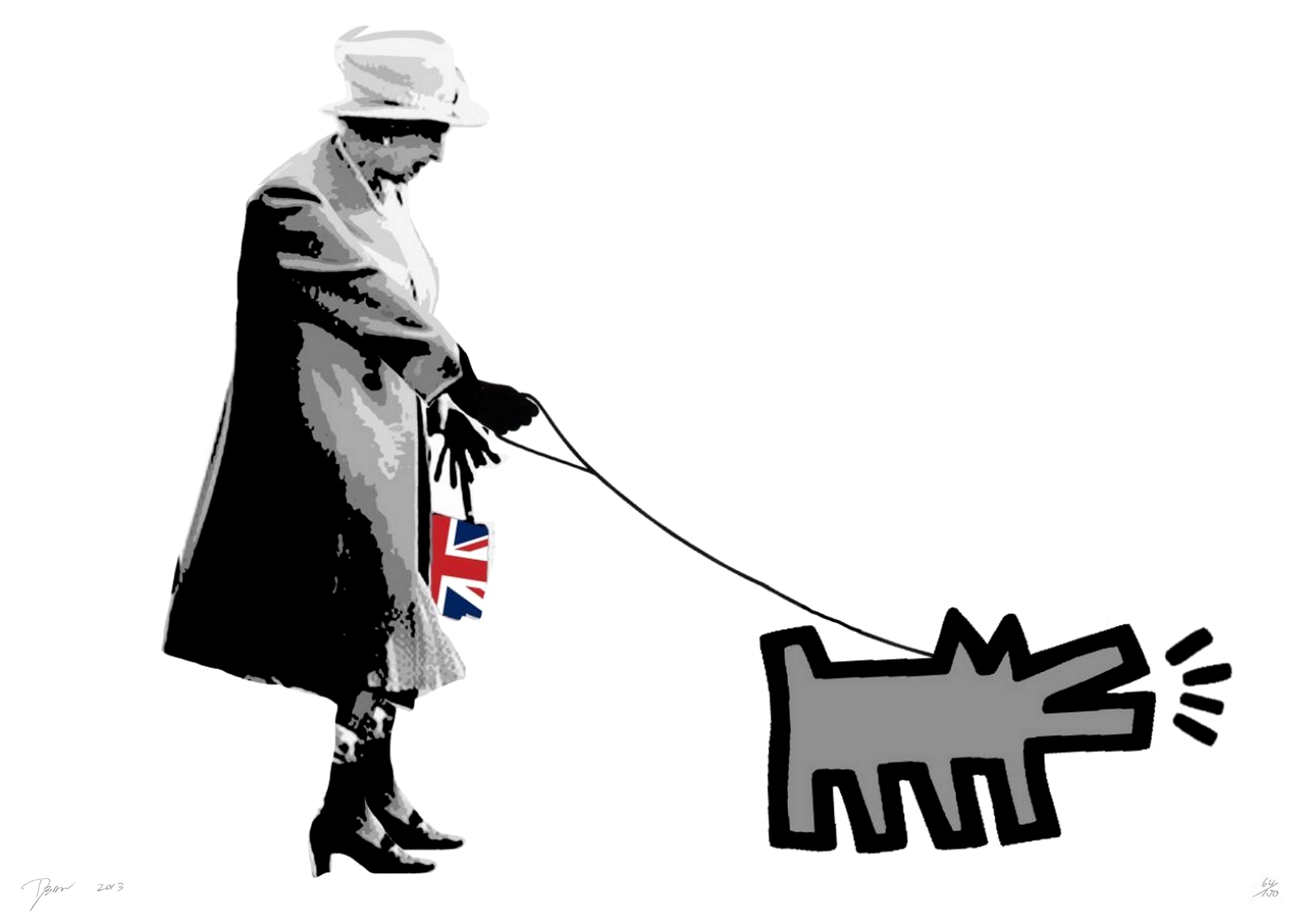 Death NYC, Queen Walking Dog Grey Death NYC, Queen Walking Dog Grey