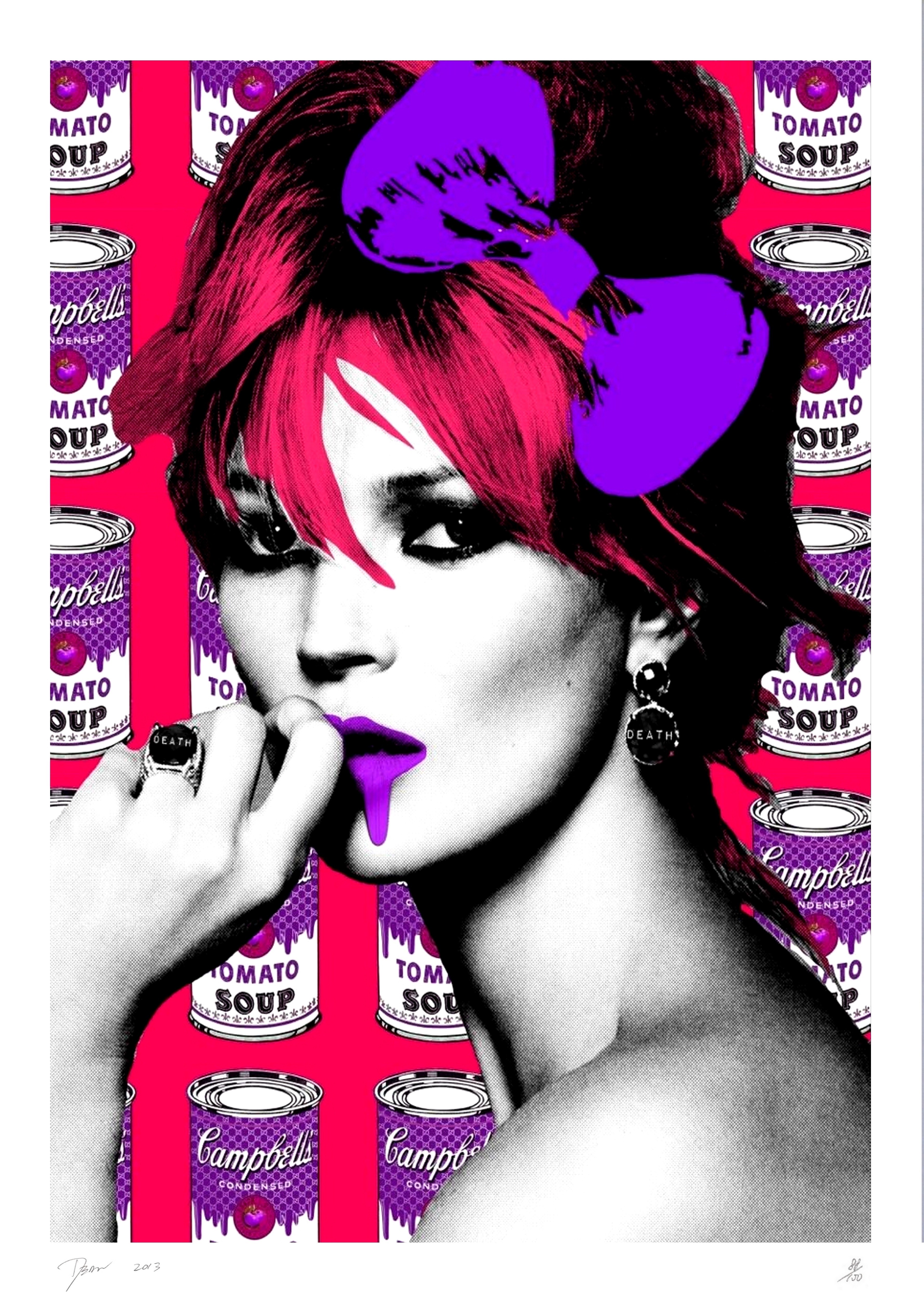 Death NYC, Kate Moss soup purple Death NYC, Kate Moss soup purple