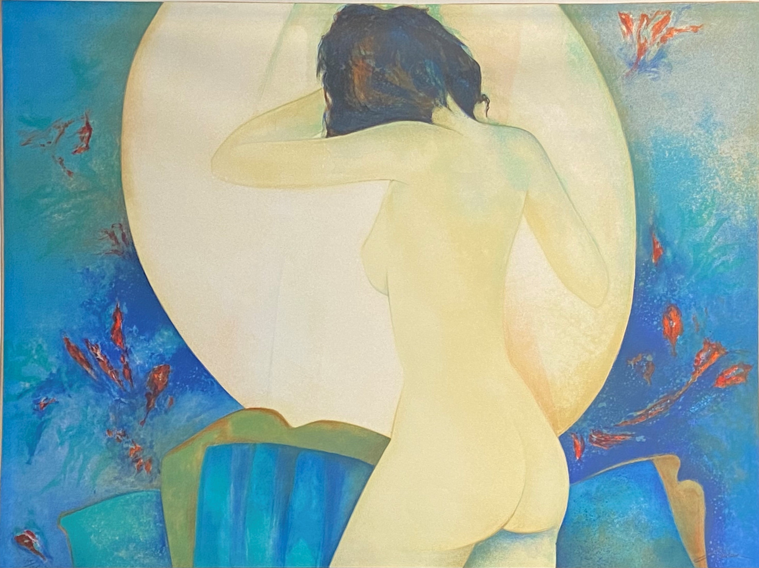 Claude Gaveau, Jeune fille au miroir Claude Gaveau, Jeune fille au miroir