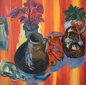 Painting, Still life with a pitcher, Ewa Bajek