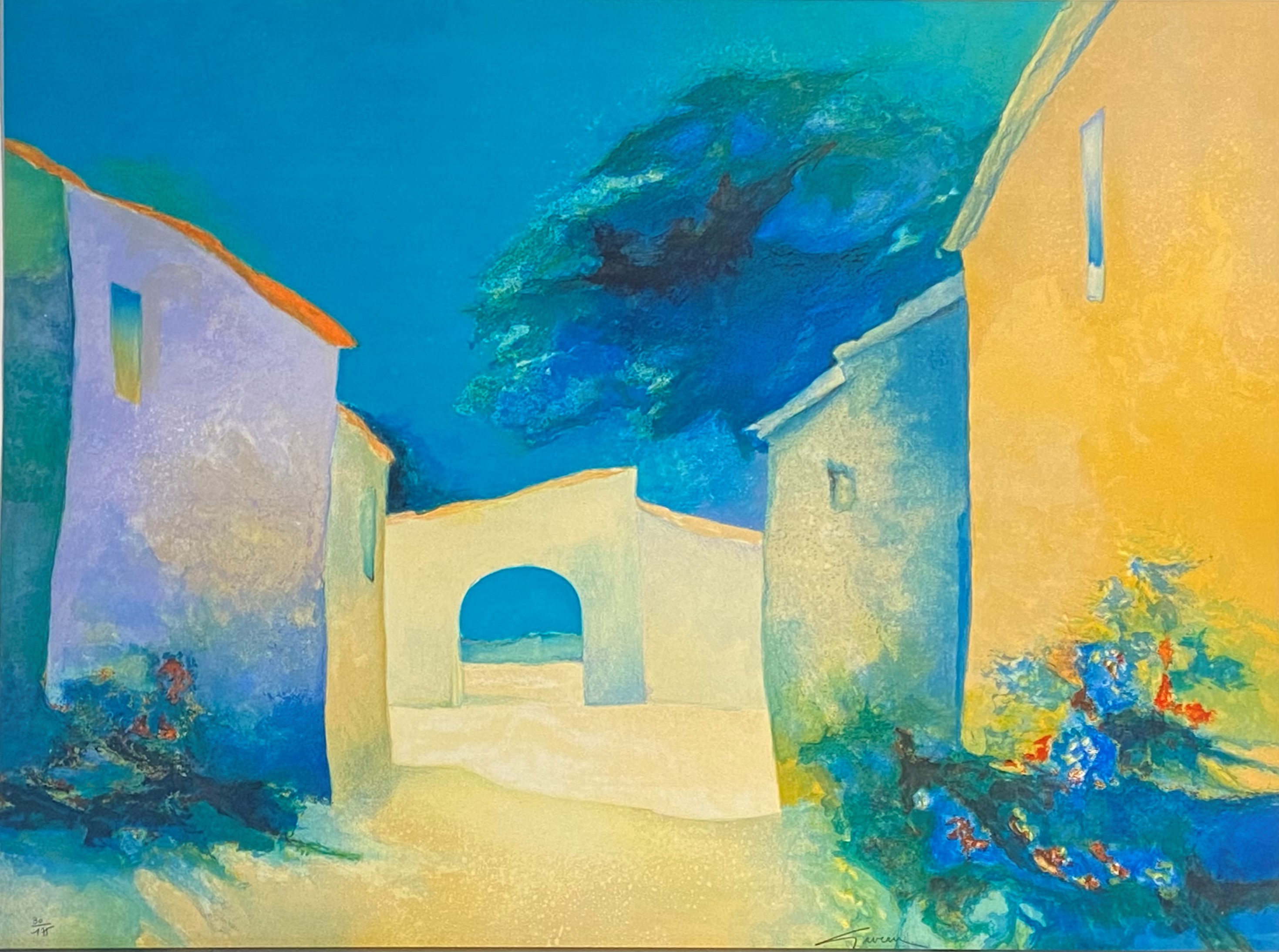 Claude Gaveau, Lithographie originale Claude Gaveau, Lithographie originale