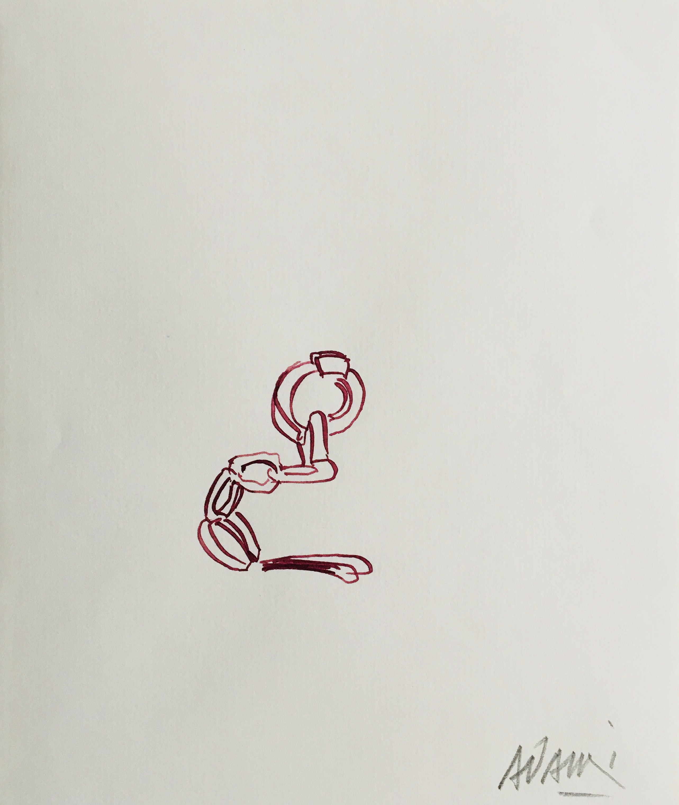 Valerio Adami, The chain Valerio Adami, The chain