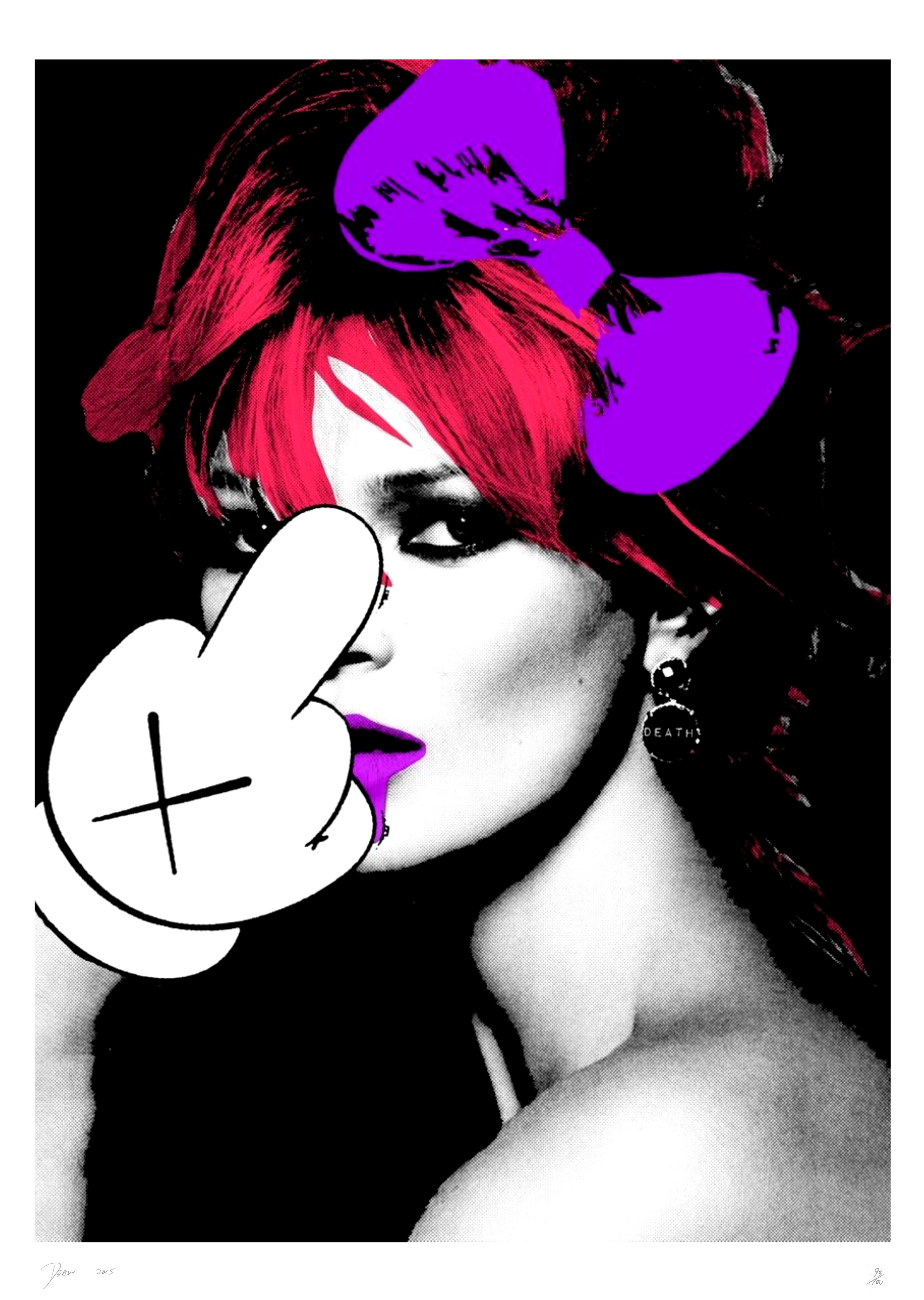 Death NYC, Kate Moss Finger Purple Death NYC, Kate Moss Finger Purple