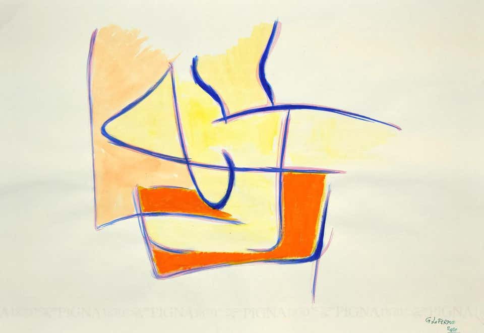 Giorgio Lo Fermo, Geometrical Abstract Composition Giorgio Lo Fermo, Geometrical Abstract Composition