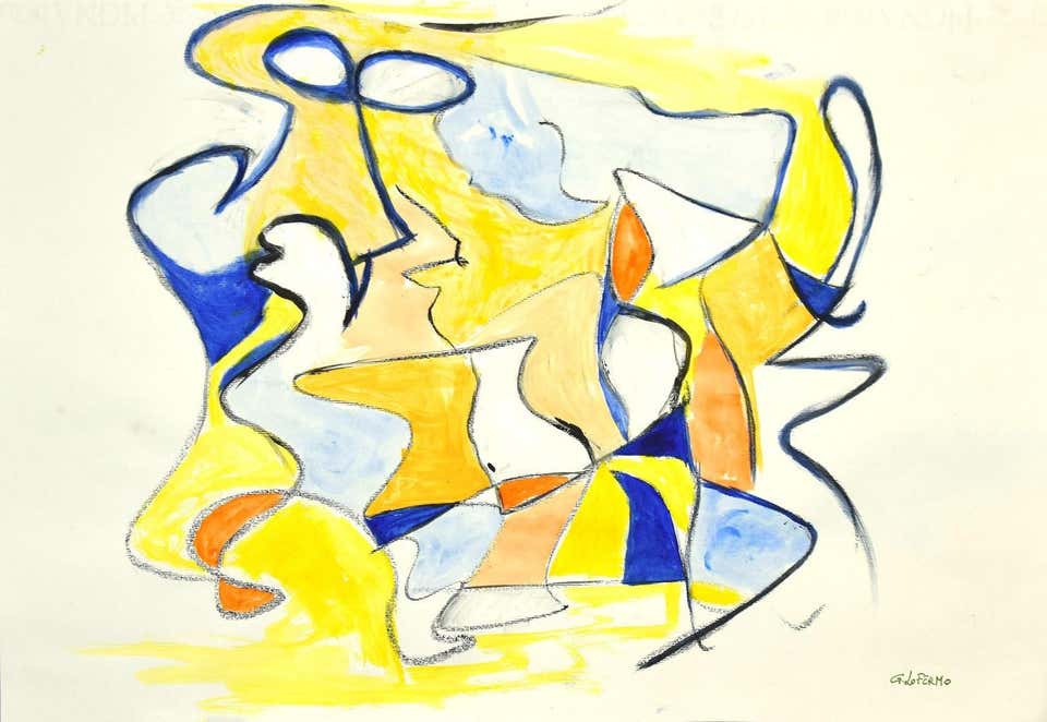 Giorgio Lo Fermo, Geometrical Abstract Composition Giorgio Lo Fermo, Geometrical Abstract Composition