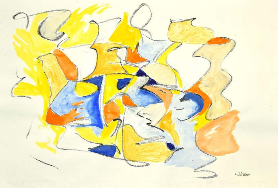 Giorgio Lo Fermo, Geometrical Abstract Composition Giorgio Lo Fermo, Geometrical Abstract Composition
