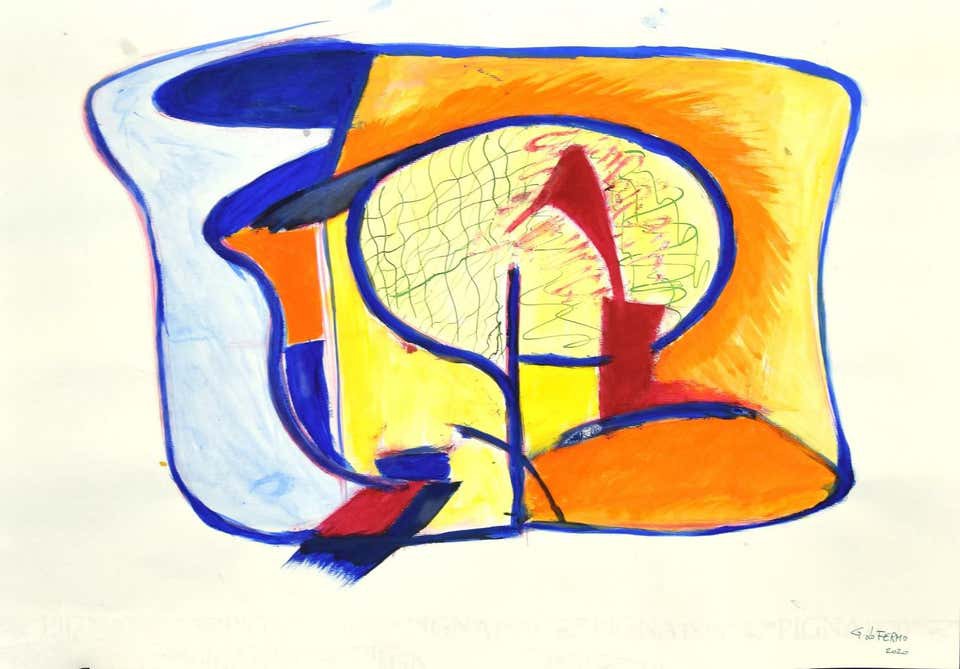 Giorgio Lo Fermo, Geometrical Abstract Composition Giorgio Lo Fermo, Geometrical Abstract Composition