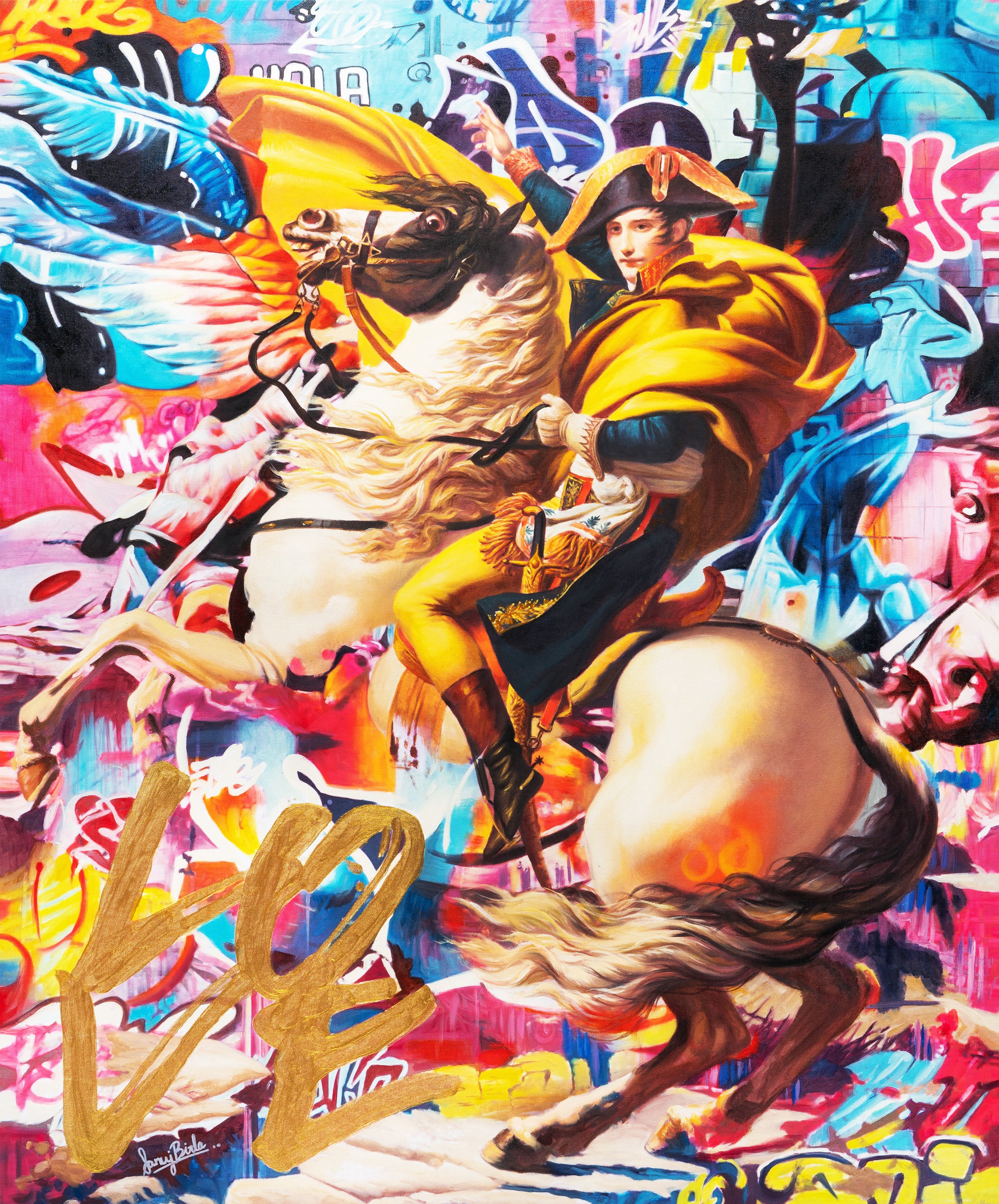 Sanuj Birla, Napoléon graffiti Sanuj Birla, Napoléon graffiti