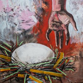 Painting, Incubation of Fear, Michael Levchenko