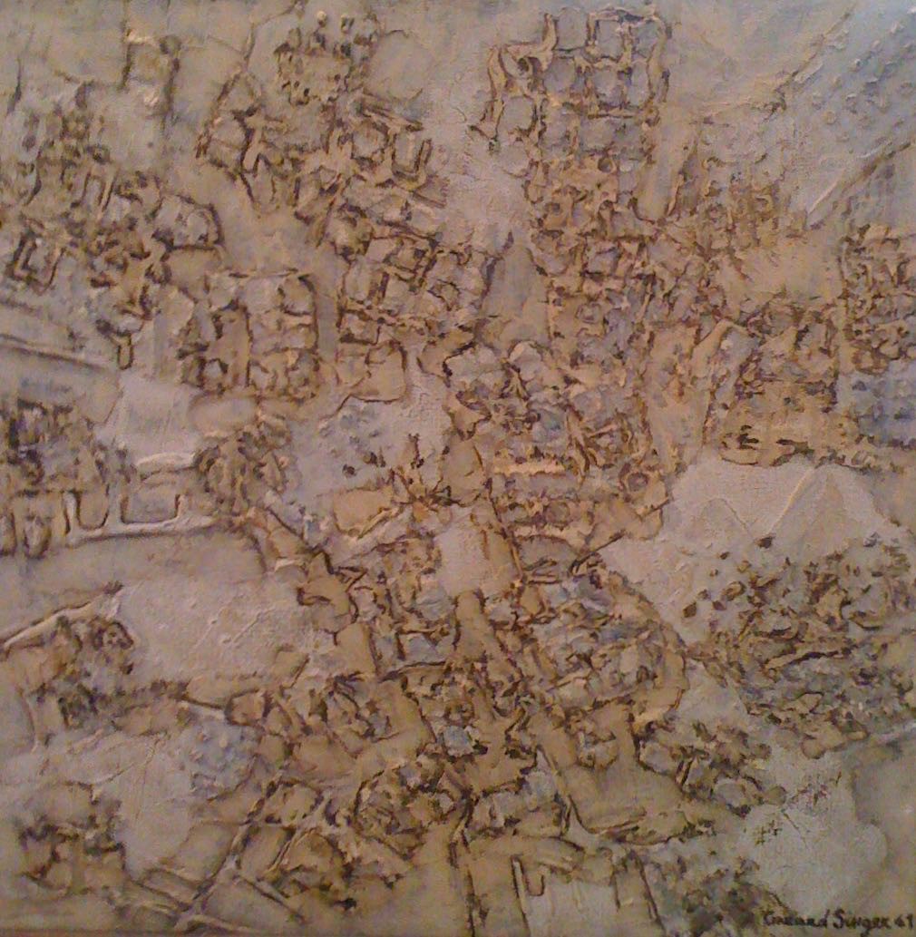 Gérard Singer, 1961 Abstraction Vue du ciel Champs Urbanisme Fields Gérard Singer, 1961 Abstraction Vue du ciel Champs Urbanisme Fields