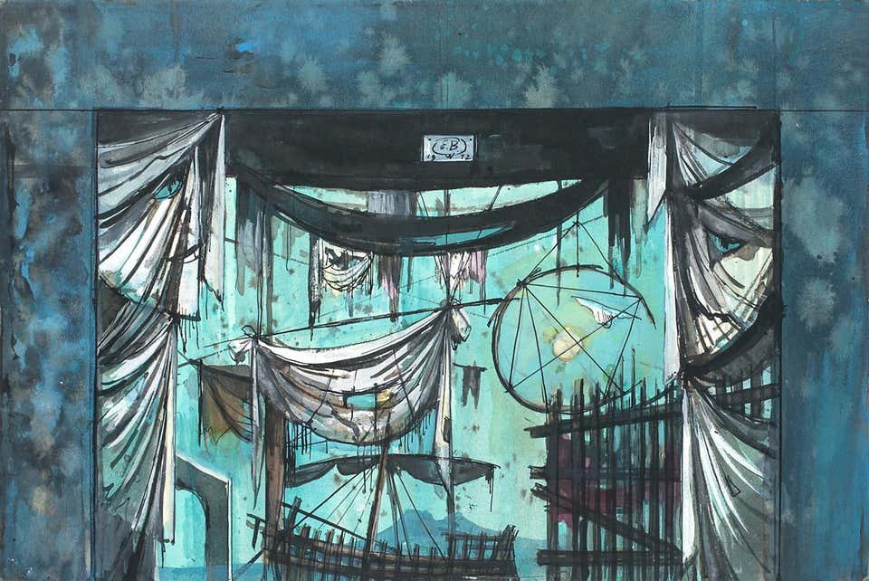 Eugene Berman, Study for Scenography Eugene Berman, Study for Scenography